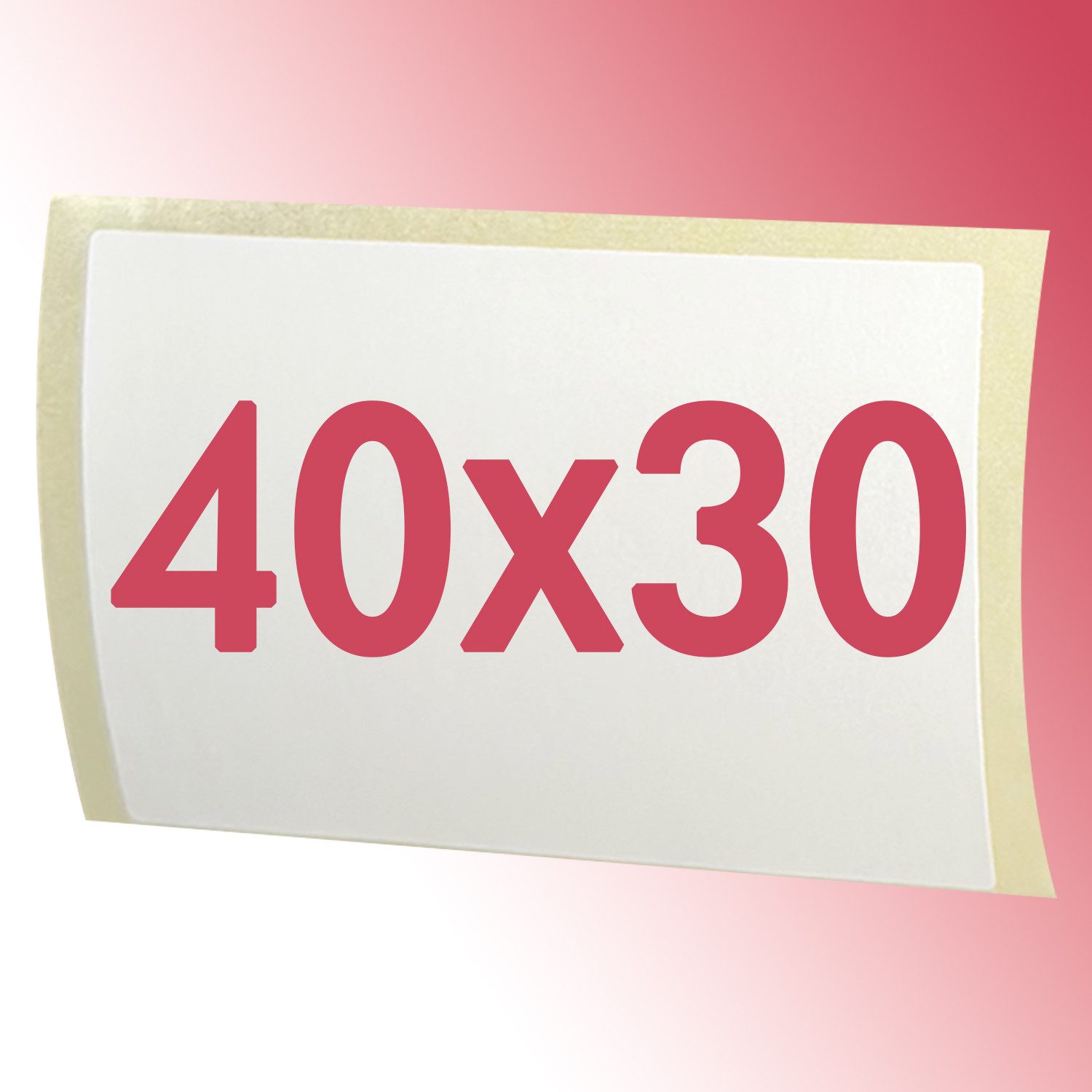 GoodMarkt Etiketten 40x30mm Selbstklebende Thermo Etiketten auf Rolle 230 Labels, Adressetiketten Haushaltsetiketten Bedruckbar Aufkleber für Büro Küche