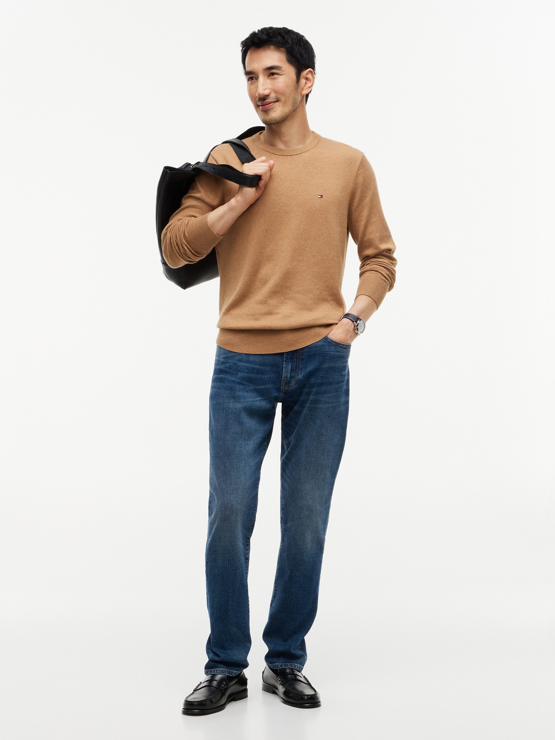 Tommy Hilfiger Rundhalspullover PIMA ORG CTN CASHMERE CREW NECK – Bild 4 von 5