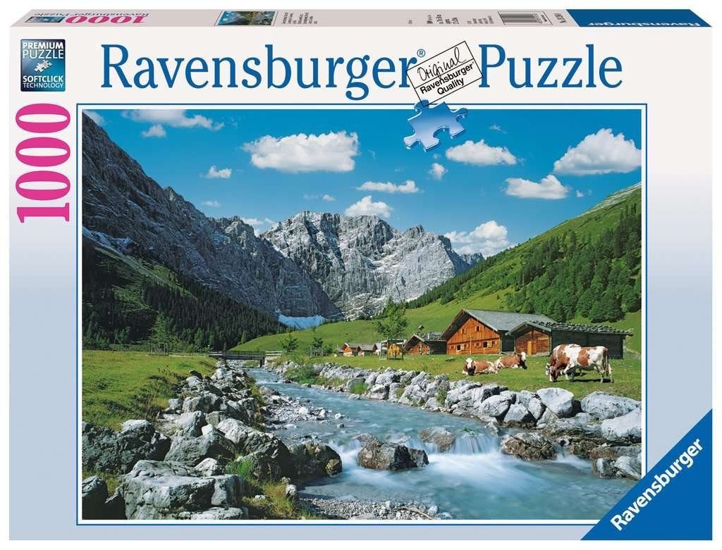 Puzzleteile Ravensburger Österreich Teile, 1000 Pz. Karwendelgebirge Puzzle