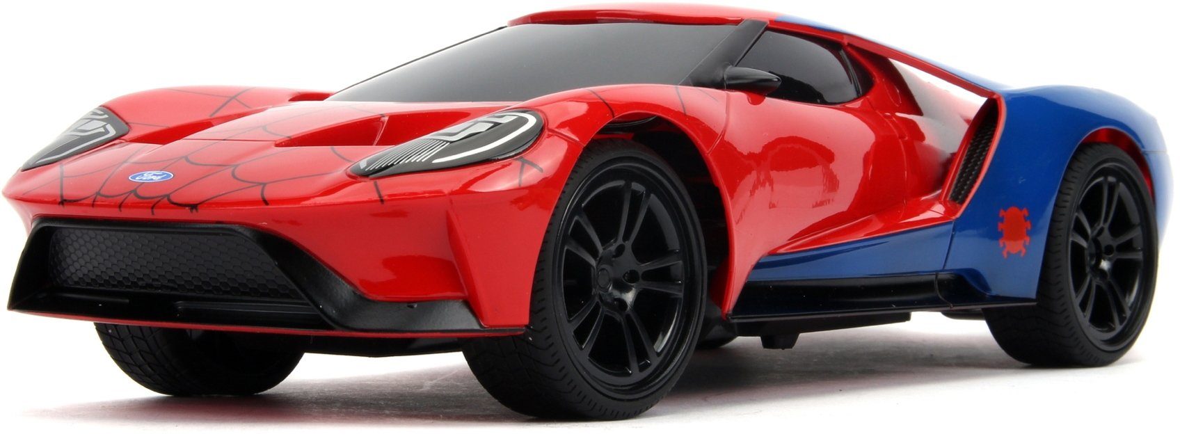 JADA RC-Auto ferngesteuertes Auto RC Marvel Spider-Man 2017 Ford GT 1:16 253226002