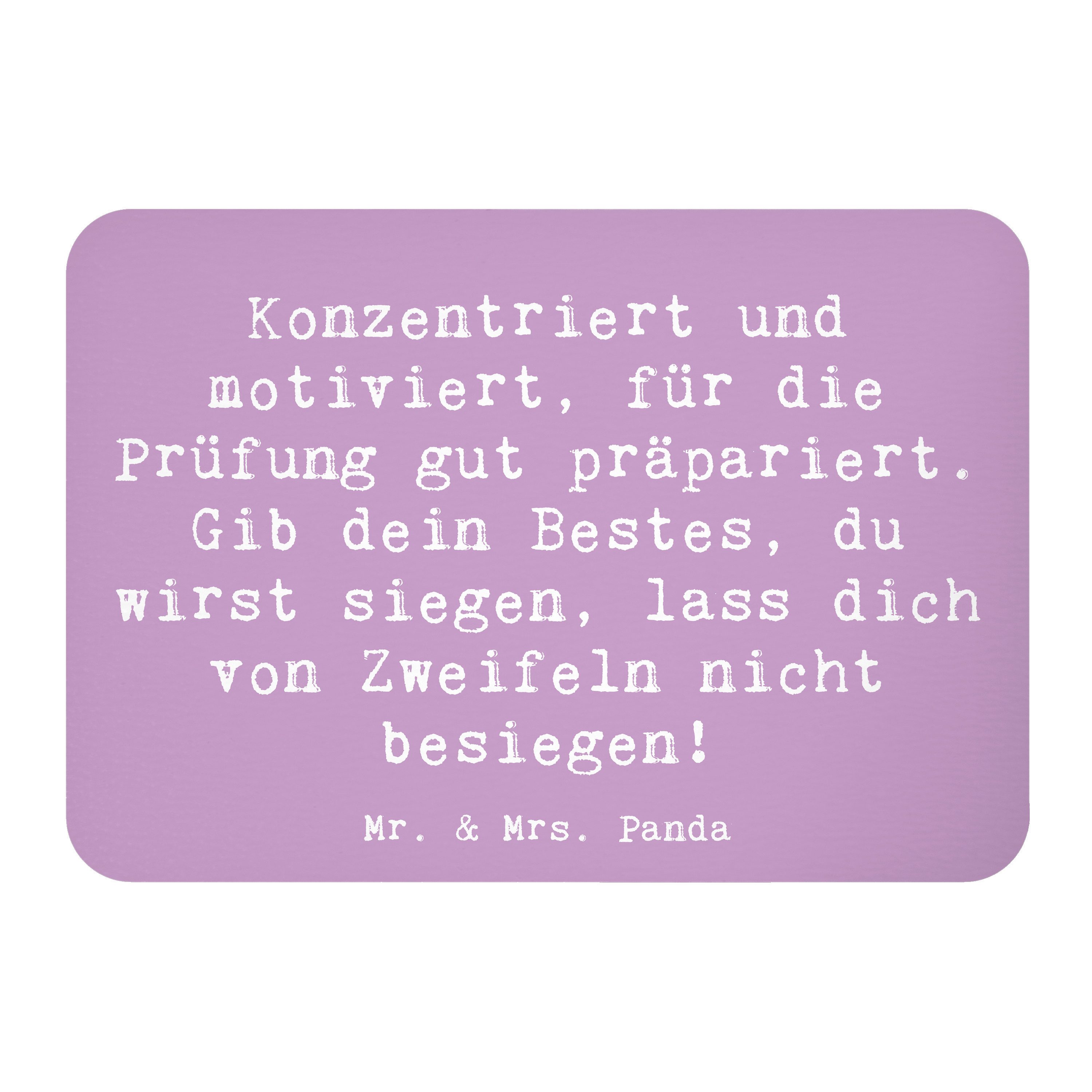 Magnet Spruch Prüfungen bestehen - Lavendeltraum - Geschenk, Mut, Vertrauem