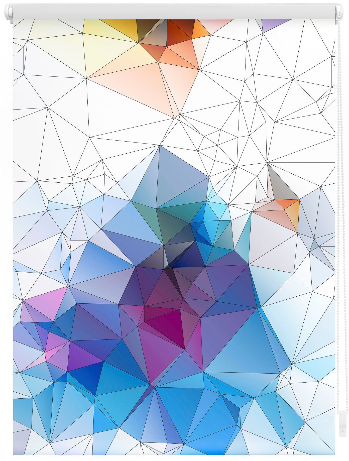 Seitenzugrollo Klemmfix Motiv Grafik, LICHTBLICK ORIGINAL, Lichtschutz, ohn günstig online kaufen