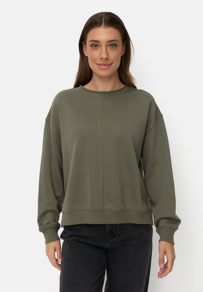 camel active Sweatshirt aus Baumwollgemisch Langarm