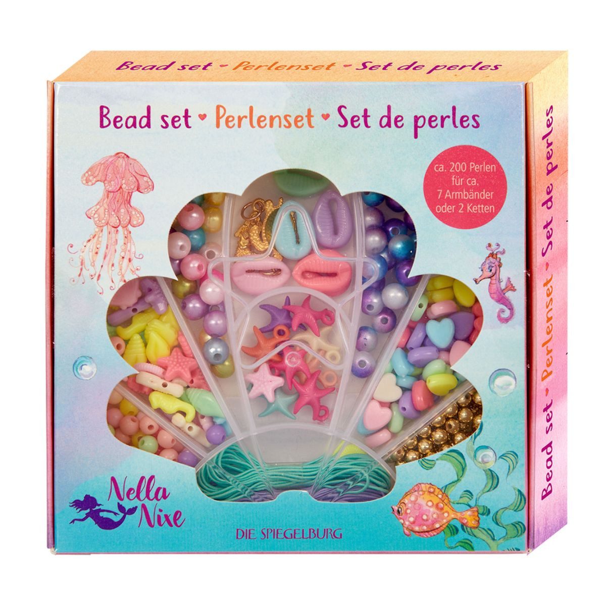 Bastelperlen Coppenrath 22367 - Die Spiegelburg - Nella Nixe - Perlenset