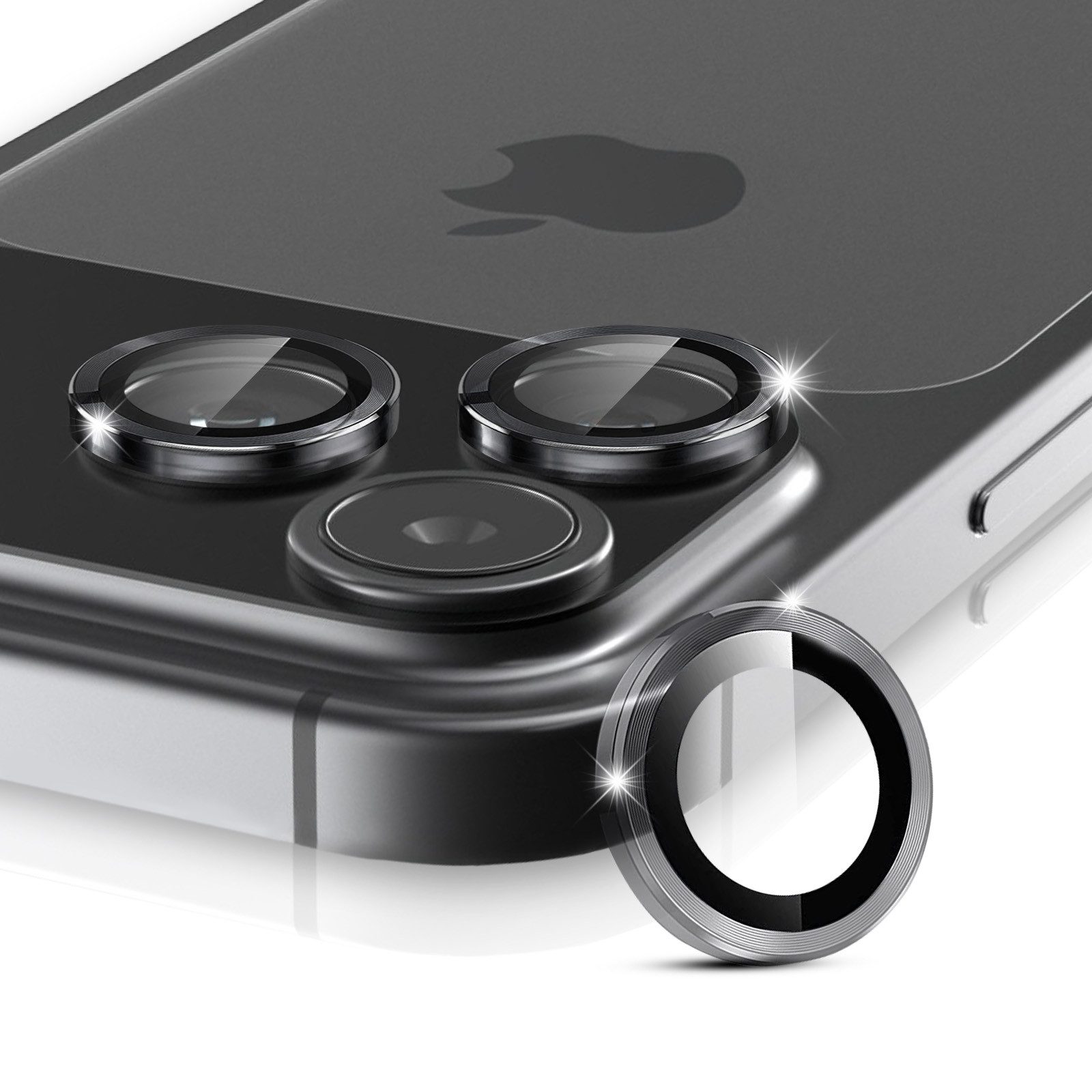 Tec-Expert Kameraschutzglas 9H Kameraglas Set in Transparent für Apple iPhone 17 Pro Max für Apple iPhone 17 Pro Max, Linsenschutzglas Set, 1 Stück, Kameraschutz, Schutzglas, Linsenschutz, kratz- & stoßfest