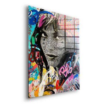 DOTCOMCANVAS® Acrylglasbild BIRKIN VIBES LONG - Acrylglas, Acrylglasbild BIRKIN VIBES LONG Pop Art hochkant Portrait