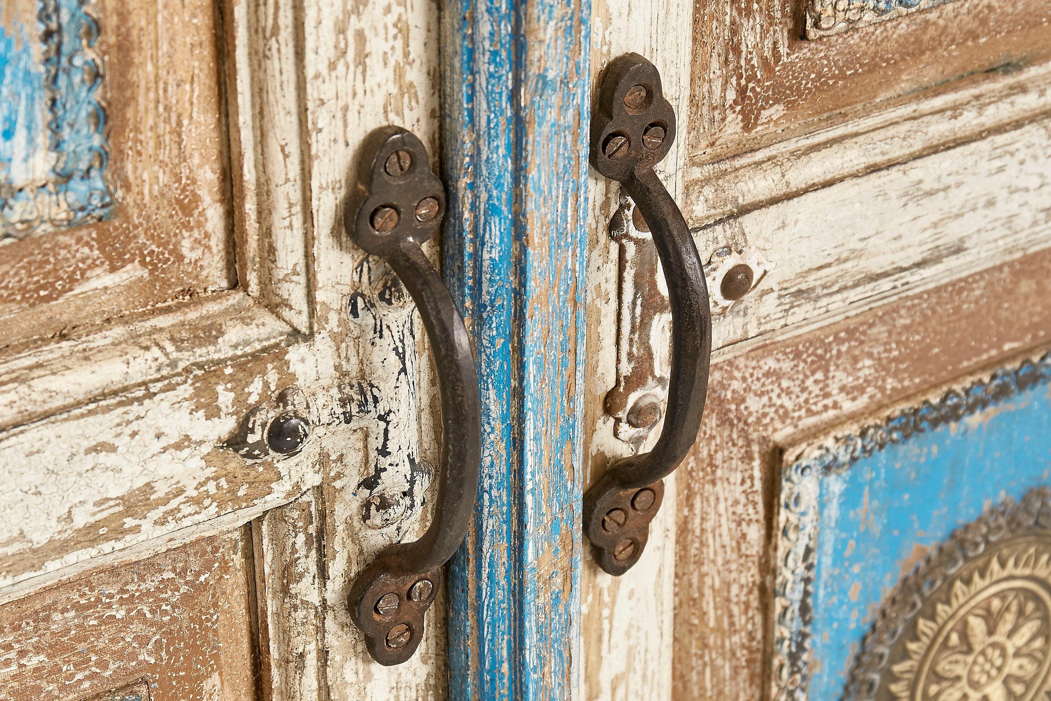 OTTO home Highboard, Stauraumschrank, Höhe 120 cm, mit aufwendiger Schnitzerei