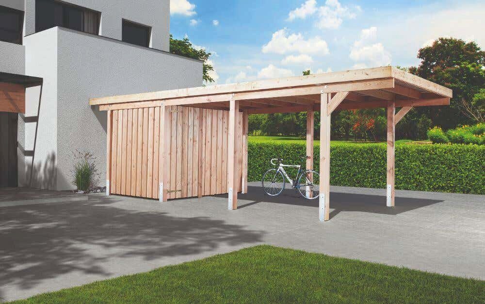 Alpholz Einzelcarport Sardinien, BxT: 304x730 cm günstig online kaufen