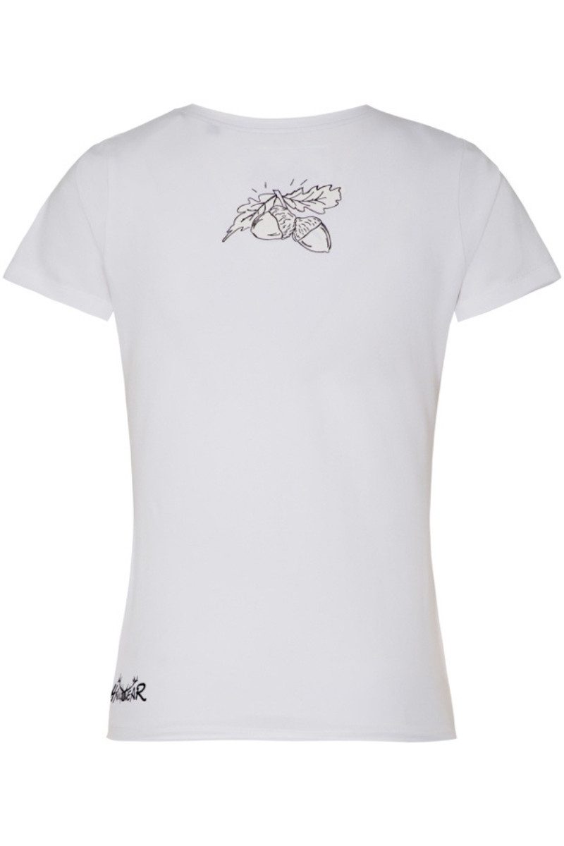 Hangowear Trachtenshirt Trachtenshirt Damen - DORLE - weiß – Bild 5 von 5