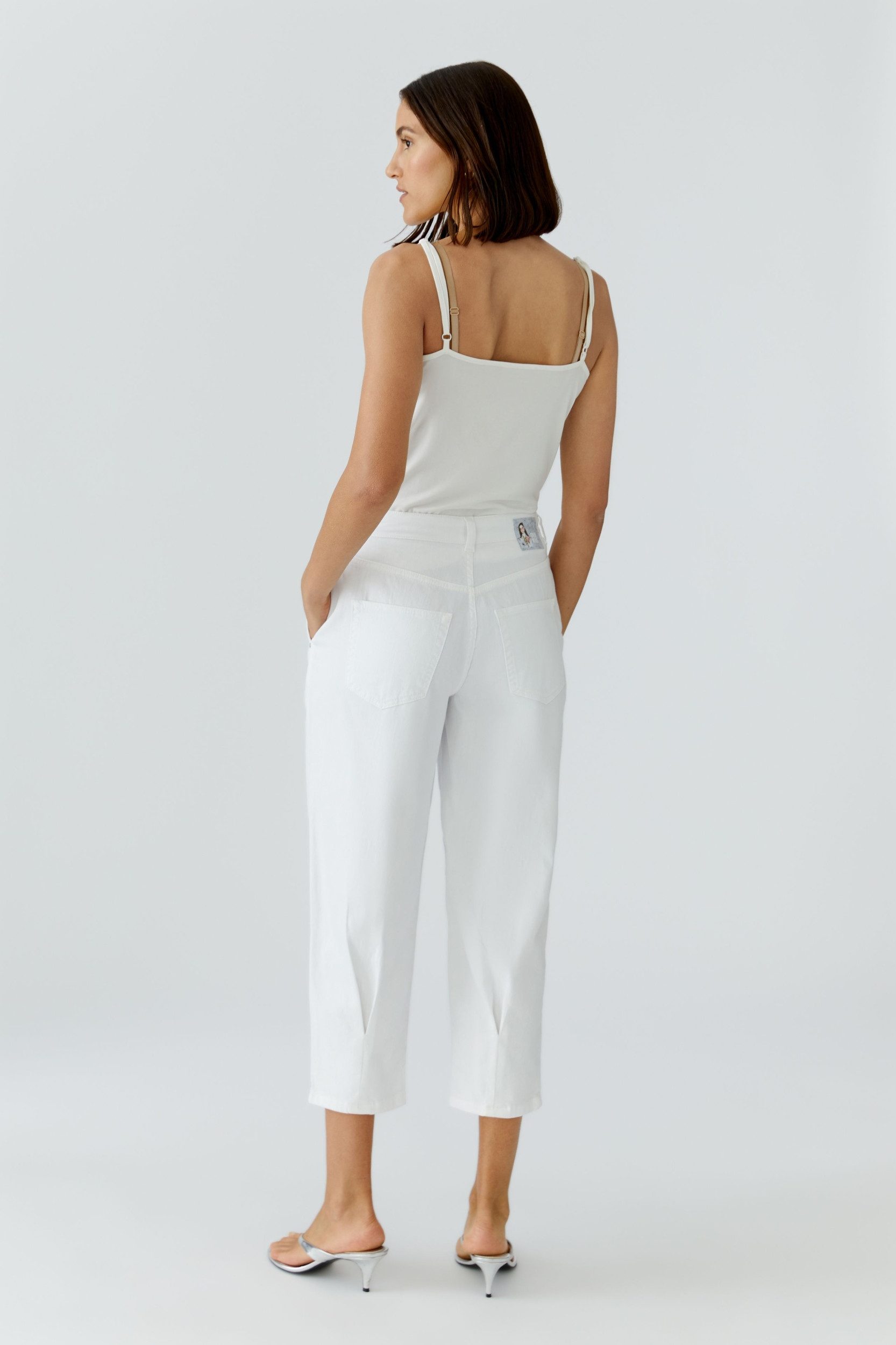 Oui 5-Pocket-Jeans Jeans optic white