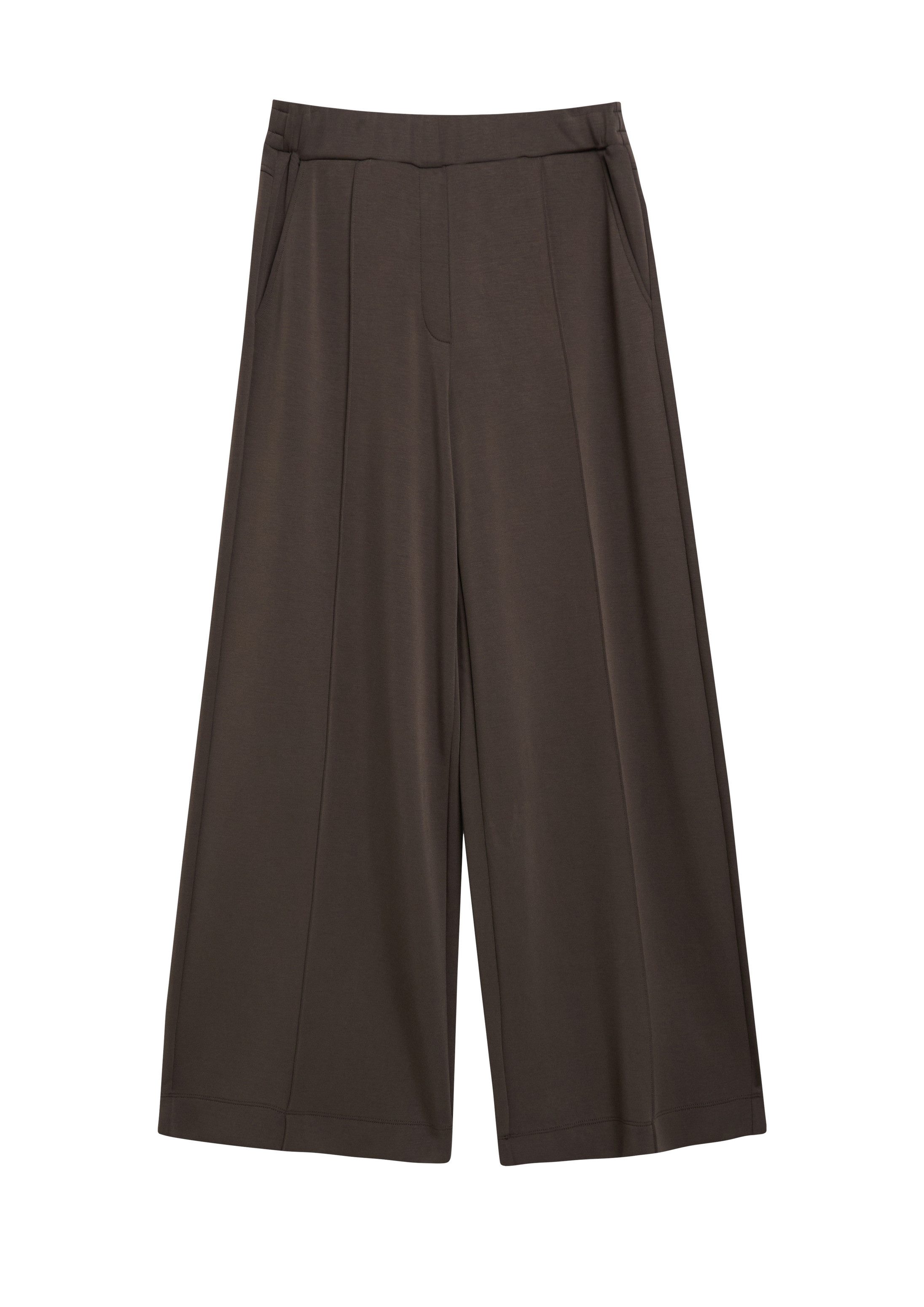 comma Culotte Hose Weiche Schlupfhose mit Wide Leg