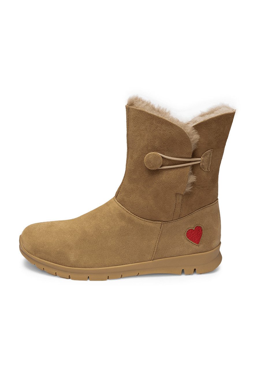 vitaform Damenschuhe Stiefelette Veloursleder Stiefelette günstig online kaufen