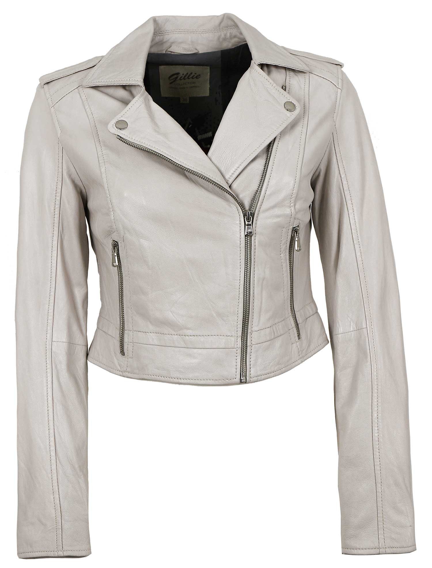 Gillie Lederjacke Bikerjacke Bikerstyle, Gillie Damen
