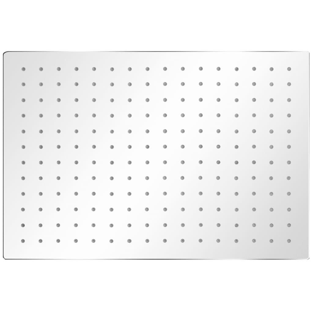 vidaXL Regenduschkopf Regenbrause Edelstahl 30x40 cm Rechteckig, (1-tlg) – Bild 2 von 5