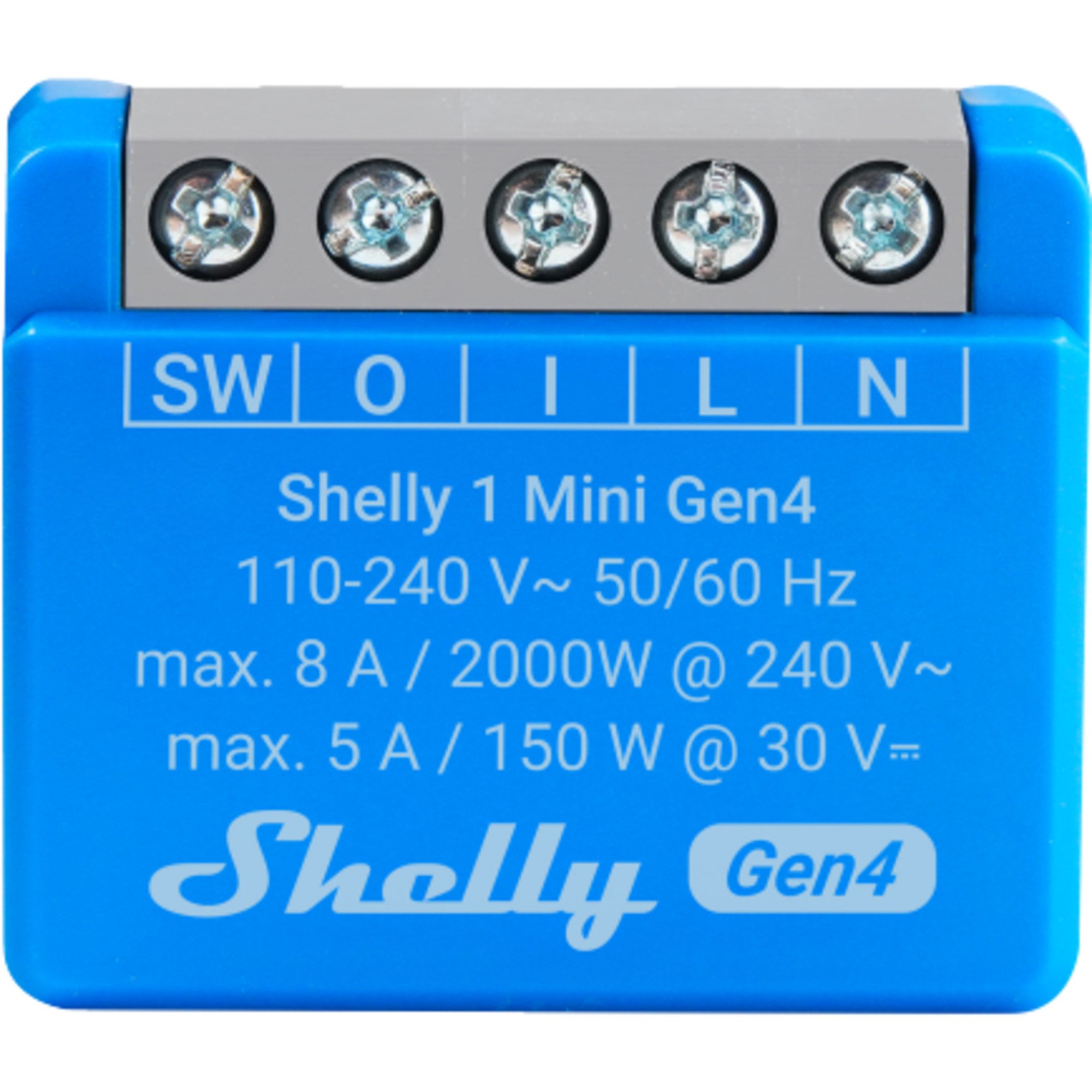 Shelly Relais-Modul Shelly 1 Mini Gen4, Relais, (2er Pack)