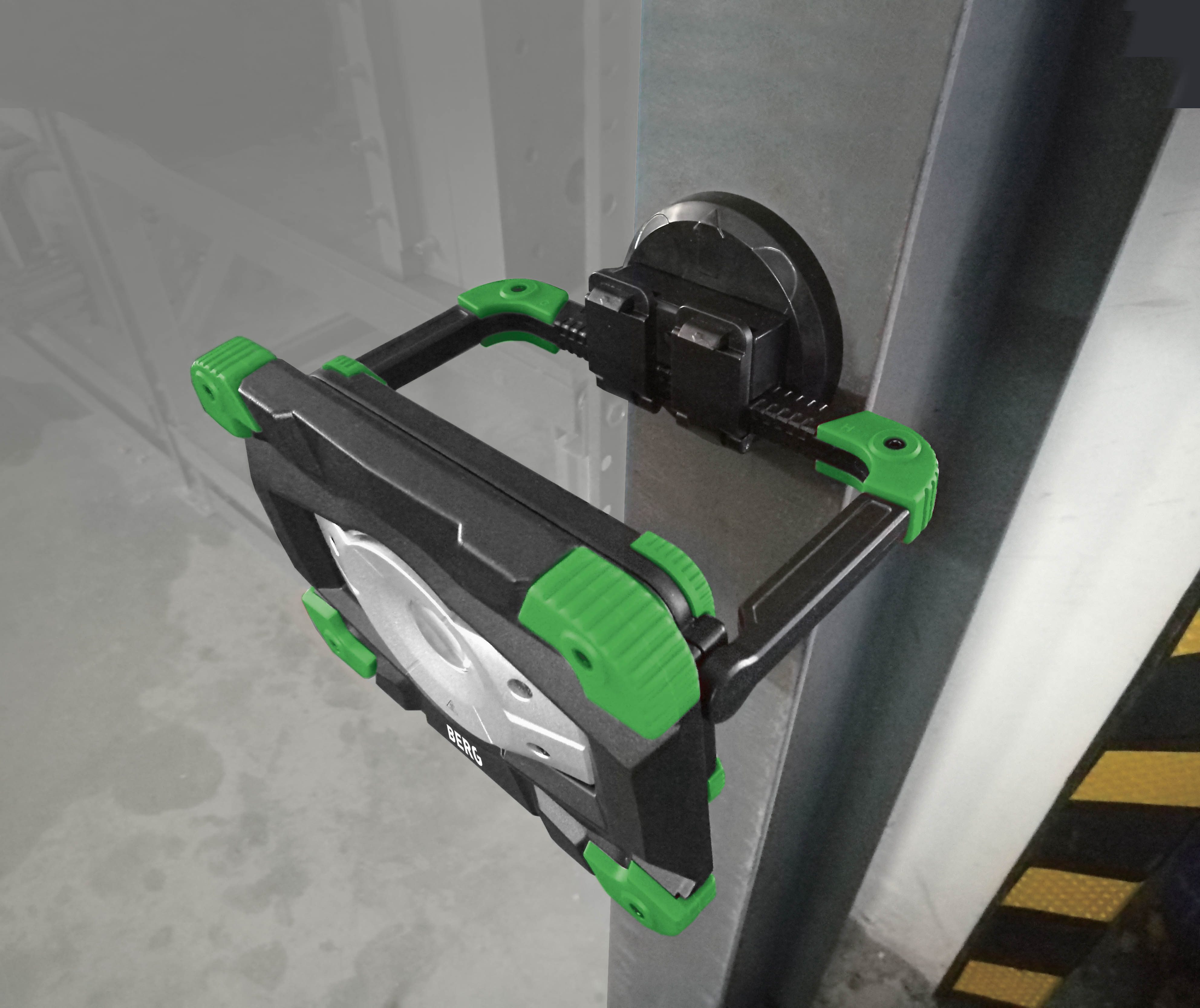 BERG TECTOOL Baustrahler AKKU LED-STRAHLER BCL POCKET LED 20 AKKU - IP54, LED fest integriert, Magnethalterung, Dimmbar
