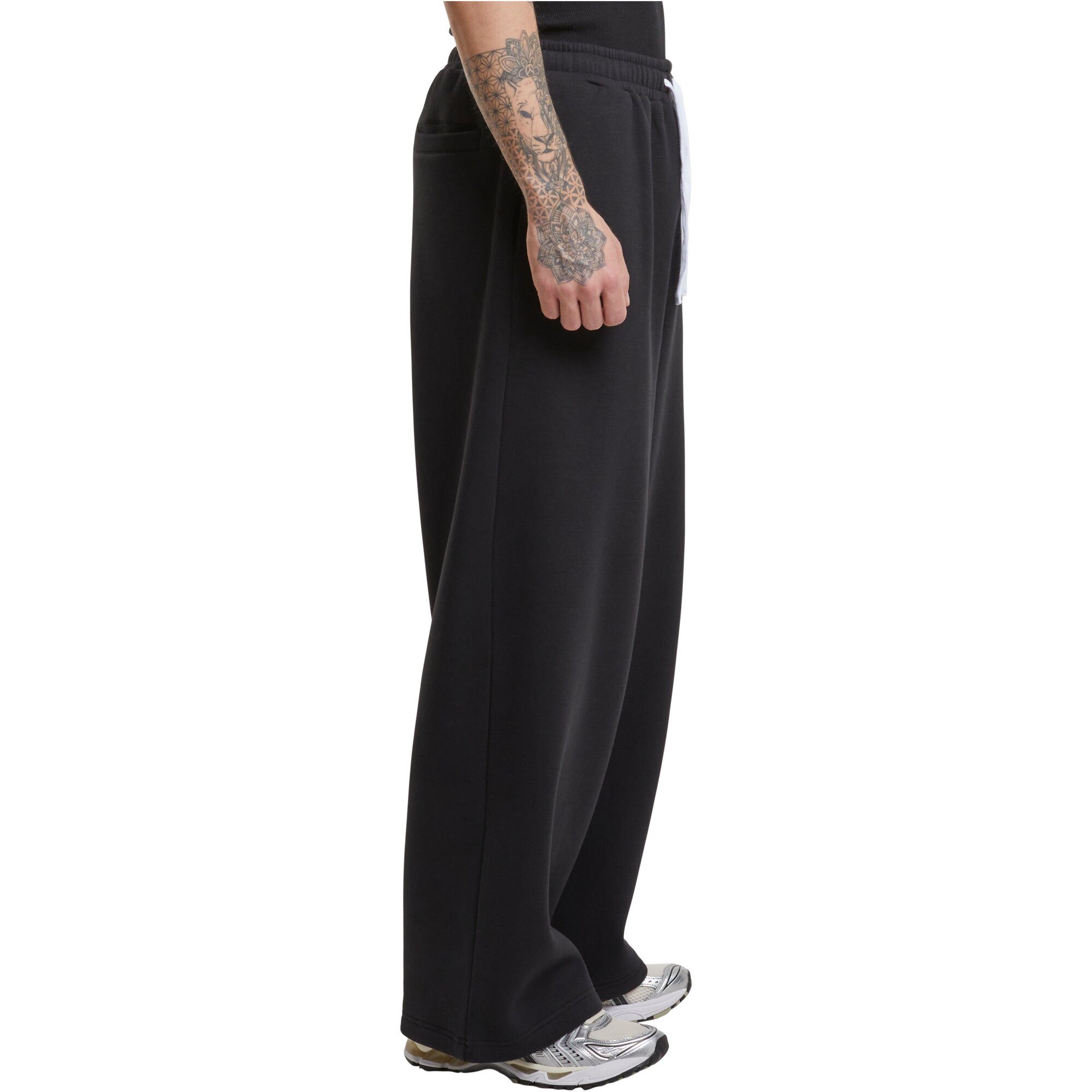 URBAN CLASSICS Jogginghose Urban Classics Fluffy Wide Leg Trackpants (Jogginghose, Jogginghose, Sweatpants)