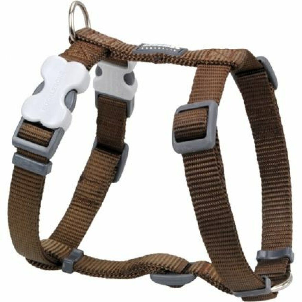 Red Dingo Hunde-Geschirr Hundegeschirr weich 60-109 cm Braun