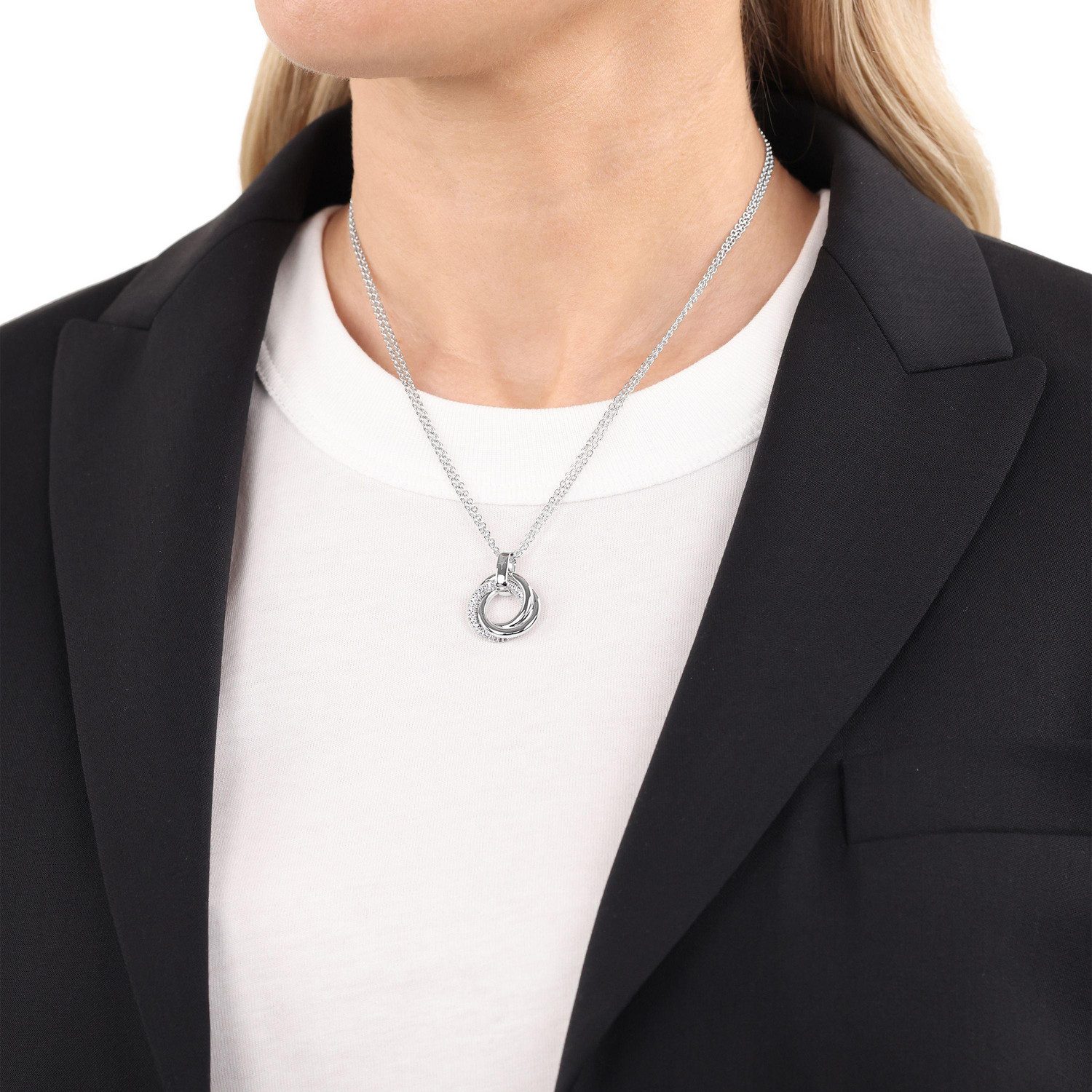 JOOP! Kette mit Anhänger Schmuck, Geschenk, mit Zirkonia (synth)