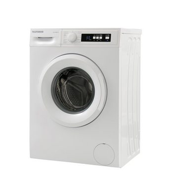 Telefunken Waschmaschine W-6-1000-W, 6 kg, 1000 U/min, LED Display, Mengenautomatik und Überlaufschutz