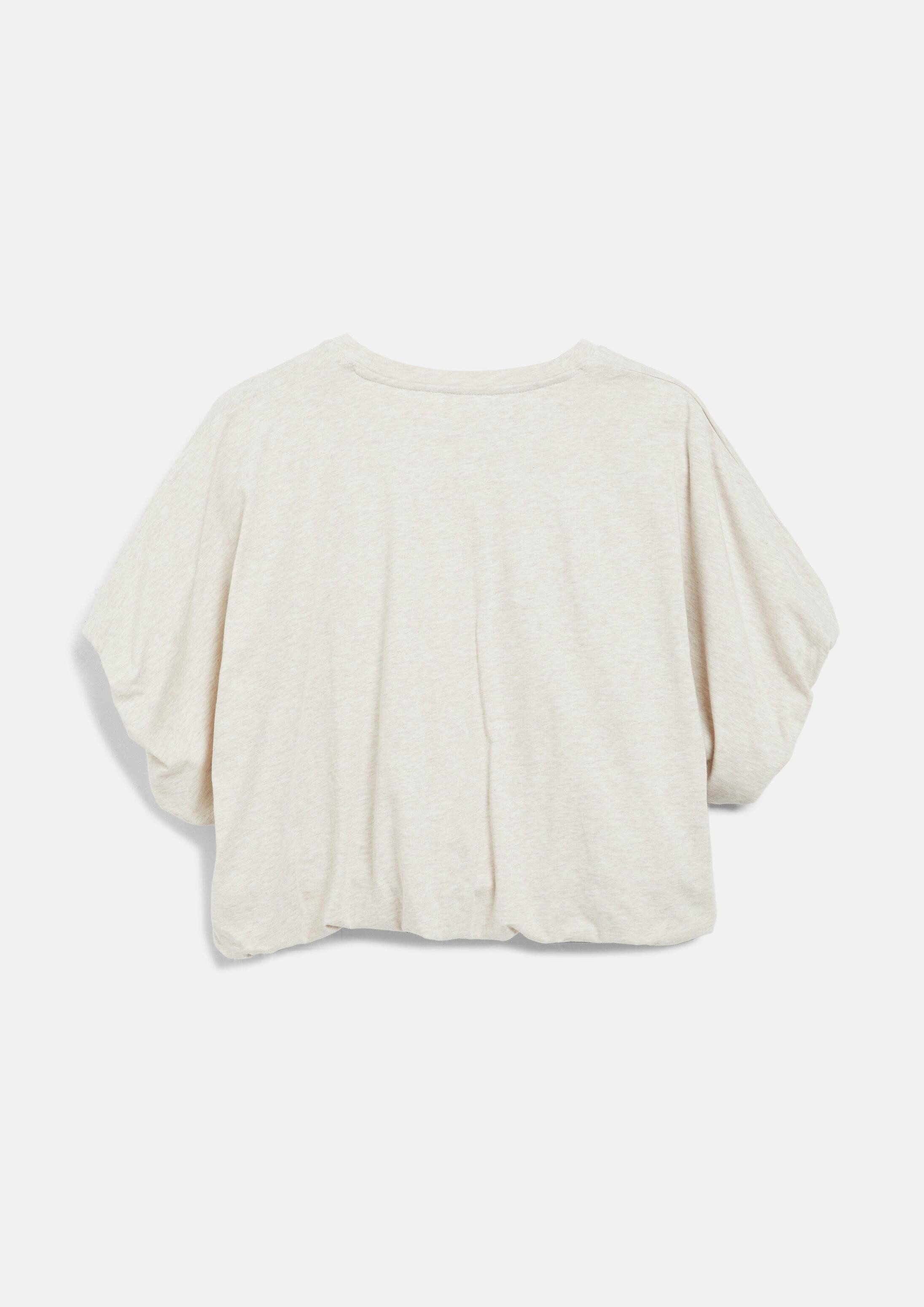 s.Oliver Kurzarmshirt T-Shirt Oversize T-Shirt mit Ballonsaum