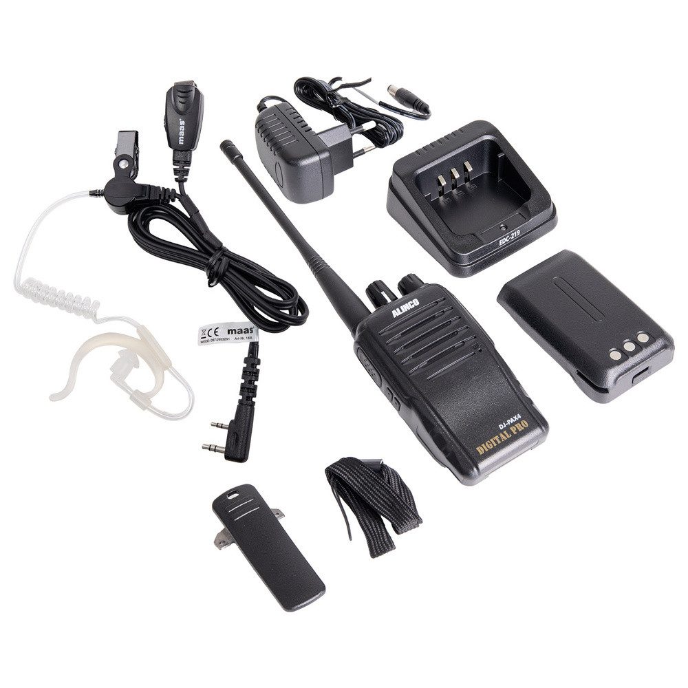 Alinco Walkie Talkie Alinco Team-Set DJ-PAX-4 + KEP-24-VK 150097 PMR-Handfunkgerät 5er Set