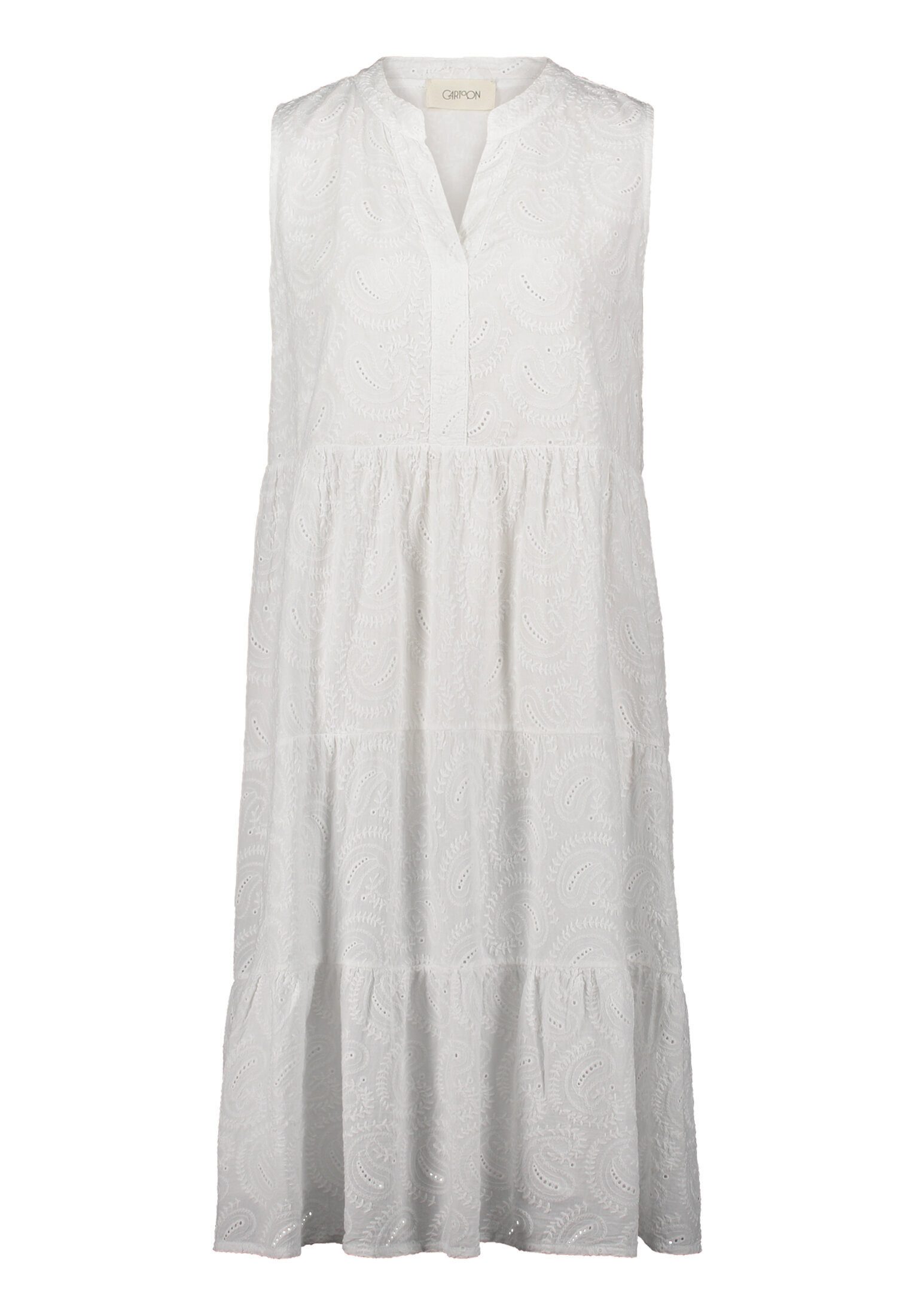 Cartoon Spitzenkleid Damen mit Lochmuster Design