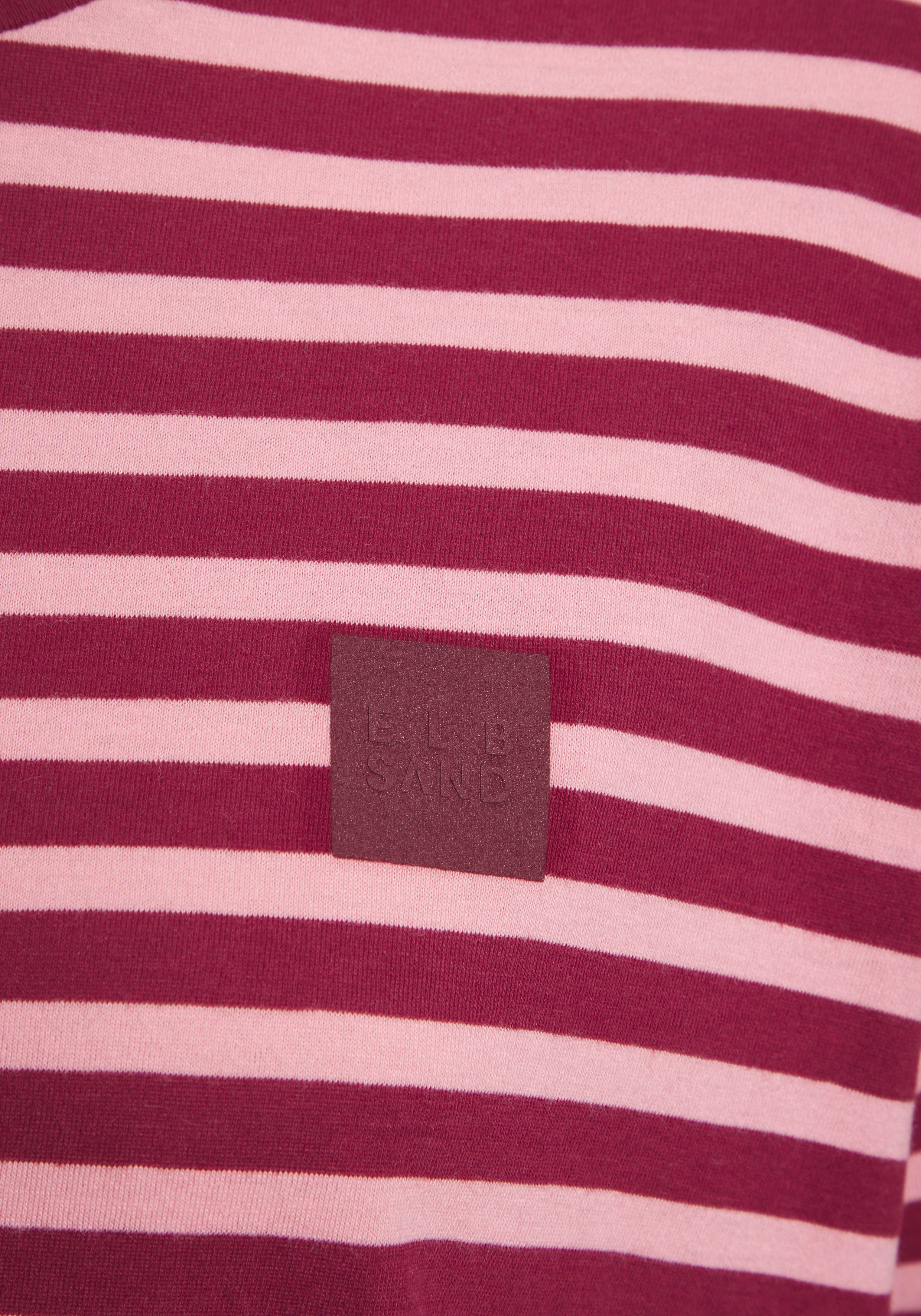Elbsand T-Shirt Kia mit halblangen Ärmeln uns Streifenoptik