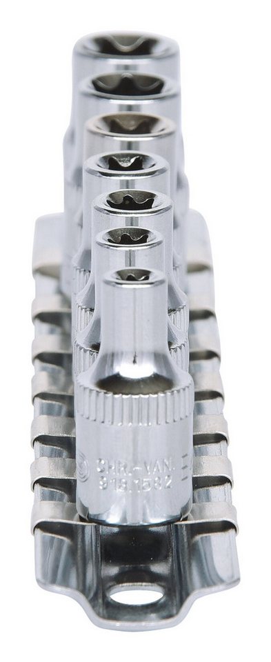 Thumbnail - KS Tools Stecknuss CHROMEplus, 7-St., 1/4" Torx-E Satz, 7-teilig