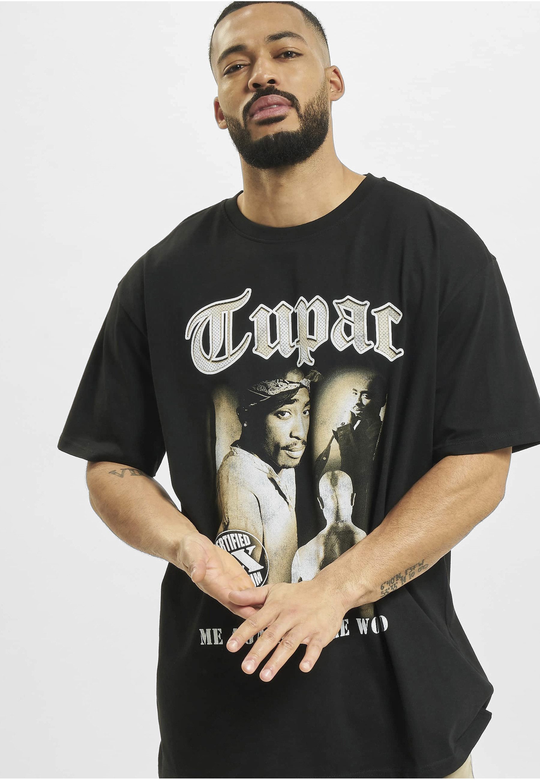 Upscale by Mister Tee T-Shirt Upscale by Mister Tee Herren Tupac MATW Sepia Oversize Tee (1-tlg)