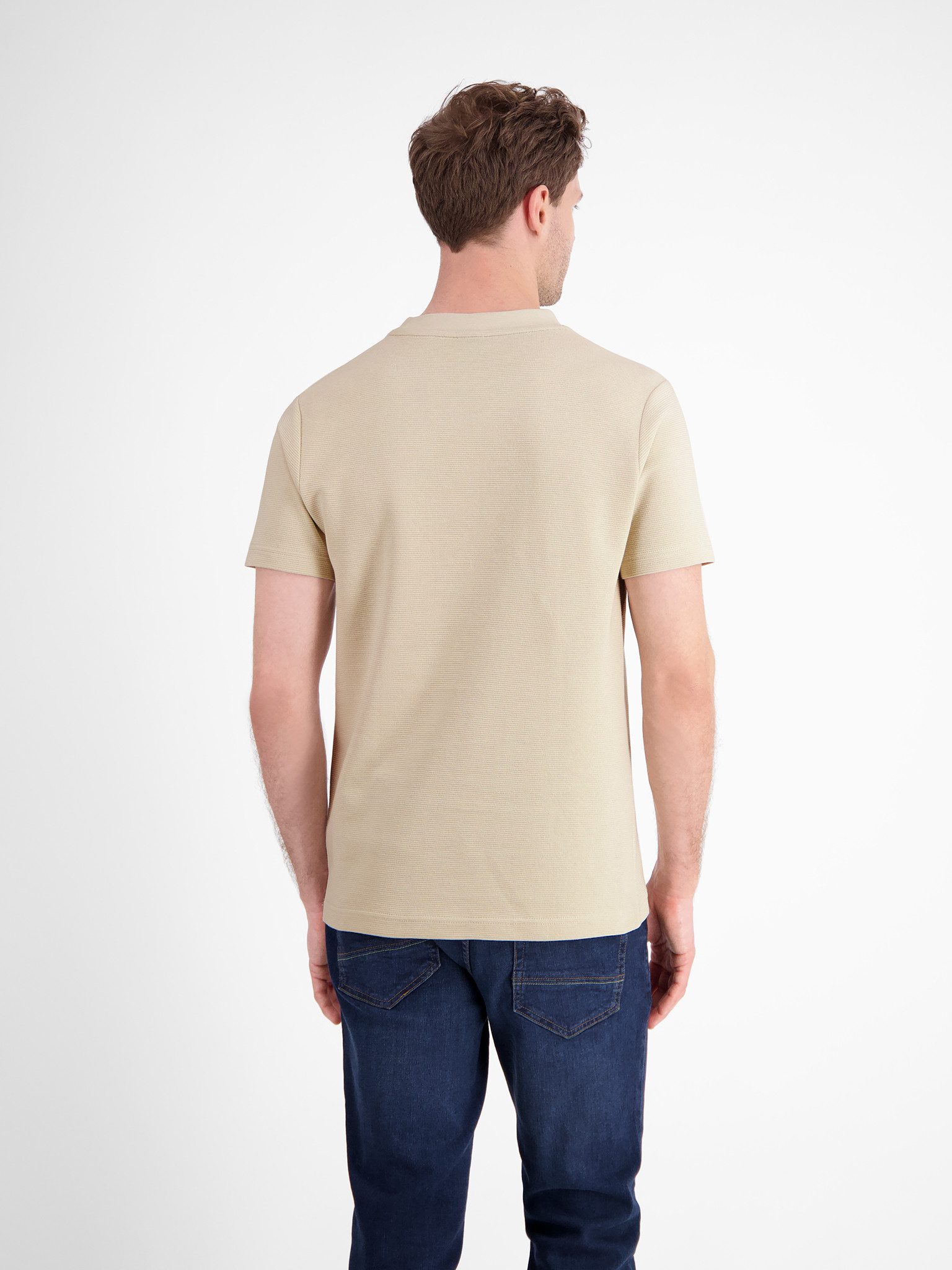 LERROS T-Shirt in Waffel-Piqué und mit günstig online kaufen