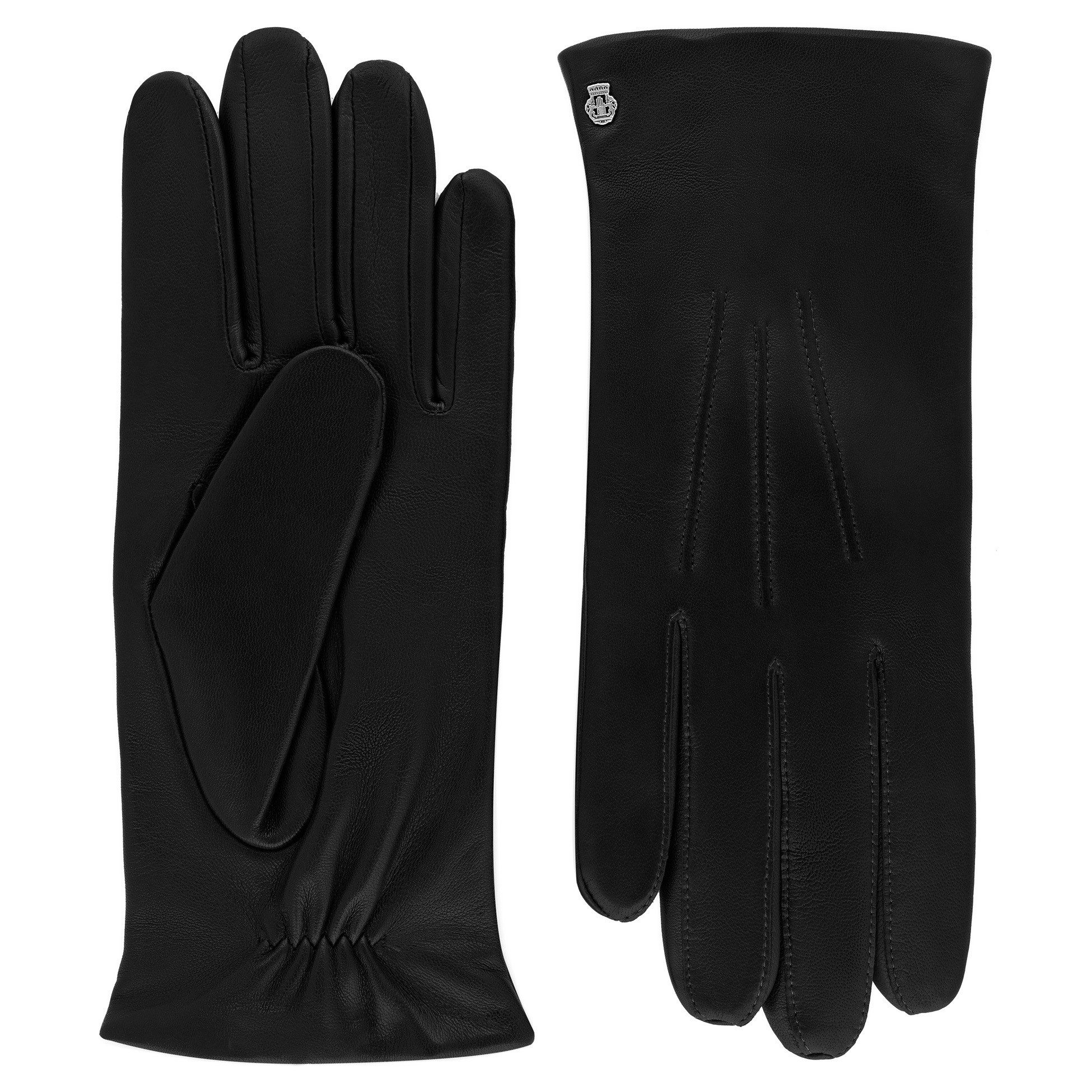 Roeckl Lederhandschuhe Dover Eleganter Fingerhandschuh mit Aufnähten günstig online kaufen