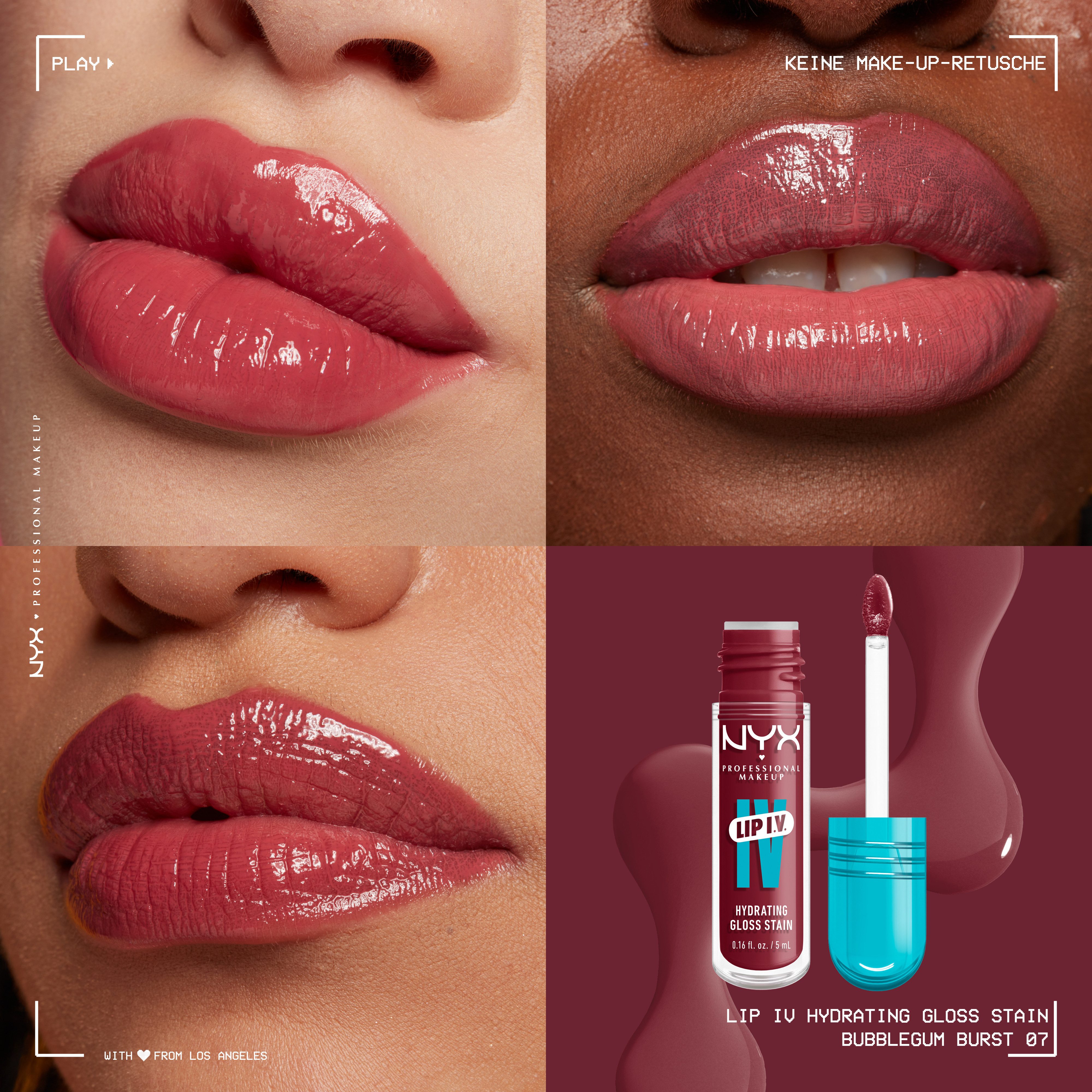 NYX PROFESSIONAL MAKEUP Lipgloss LIP IV GLOSS SERUM, gibt den Lippen einen unwiderstehlichen Wet-Look – Bild 4 von 5