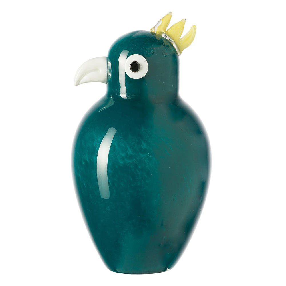 LEONARDO Dekovase Papageno Gigi Laguna 24 cm, Extravagante Vogel-Figur