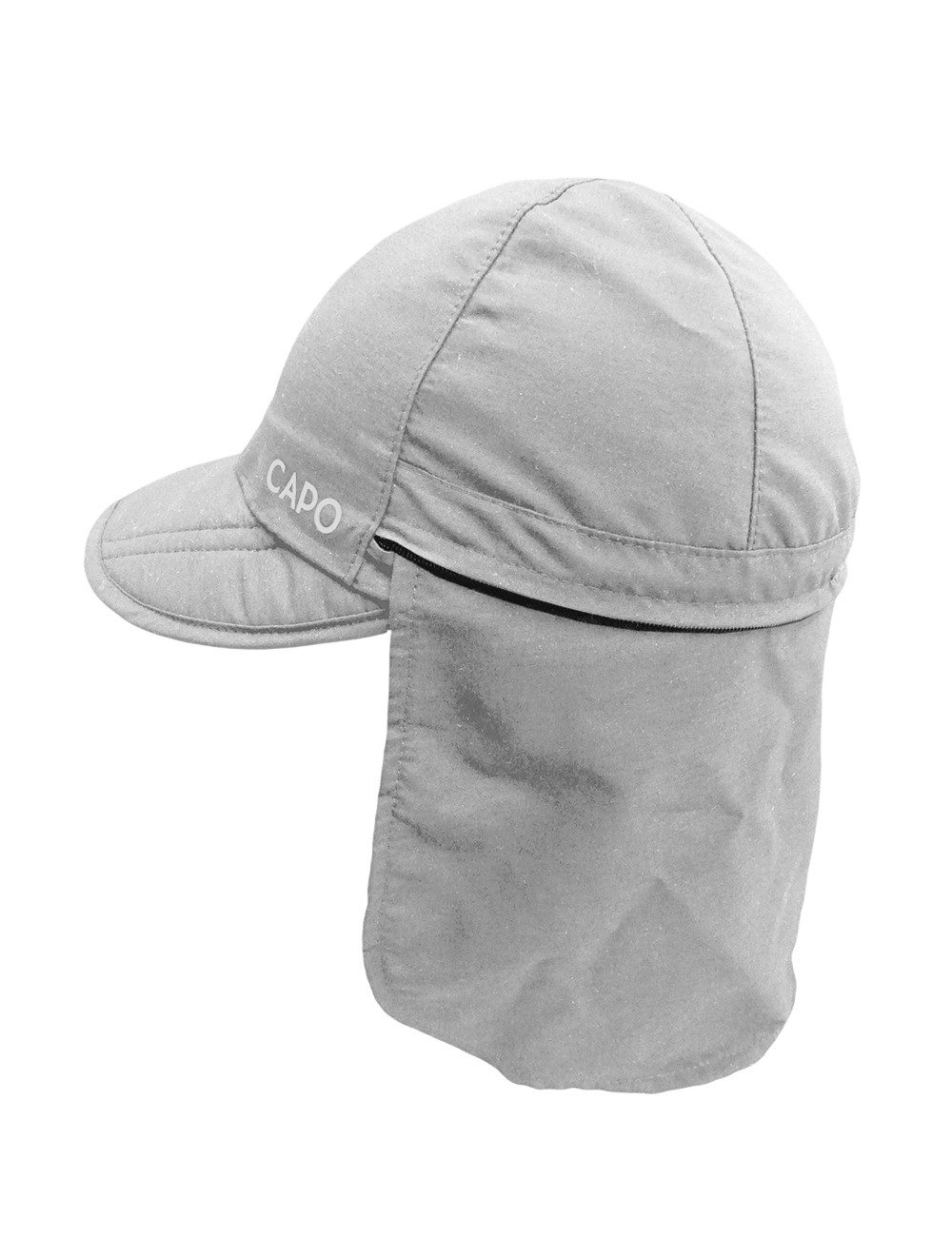 CAPO Baseball Cap Softcap, Nackenschutz Reißverschluss, 6-teilig, Reflexbügler, UV 50 (1-St)