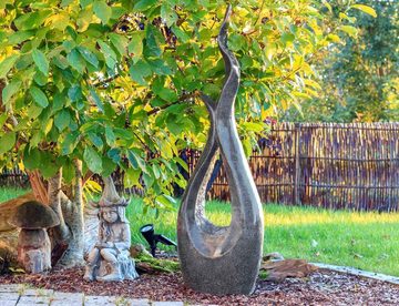 Kiom Gartenbrunnen Springbrunnen FoCurved Led 133 cm, 40 cm Breite