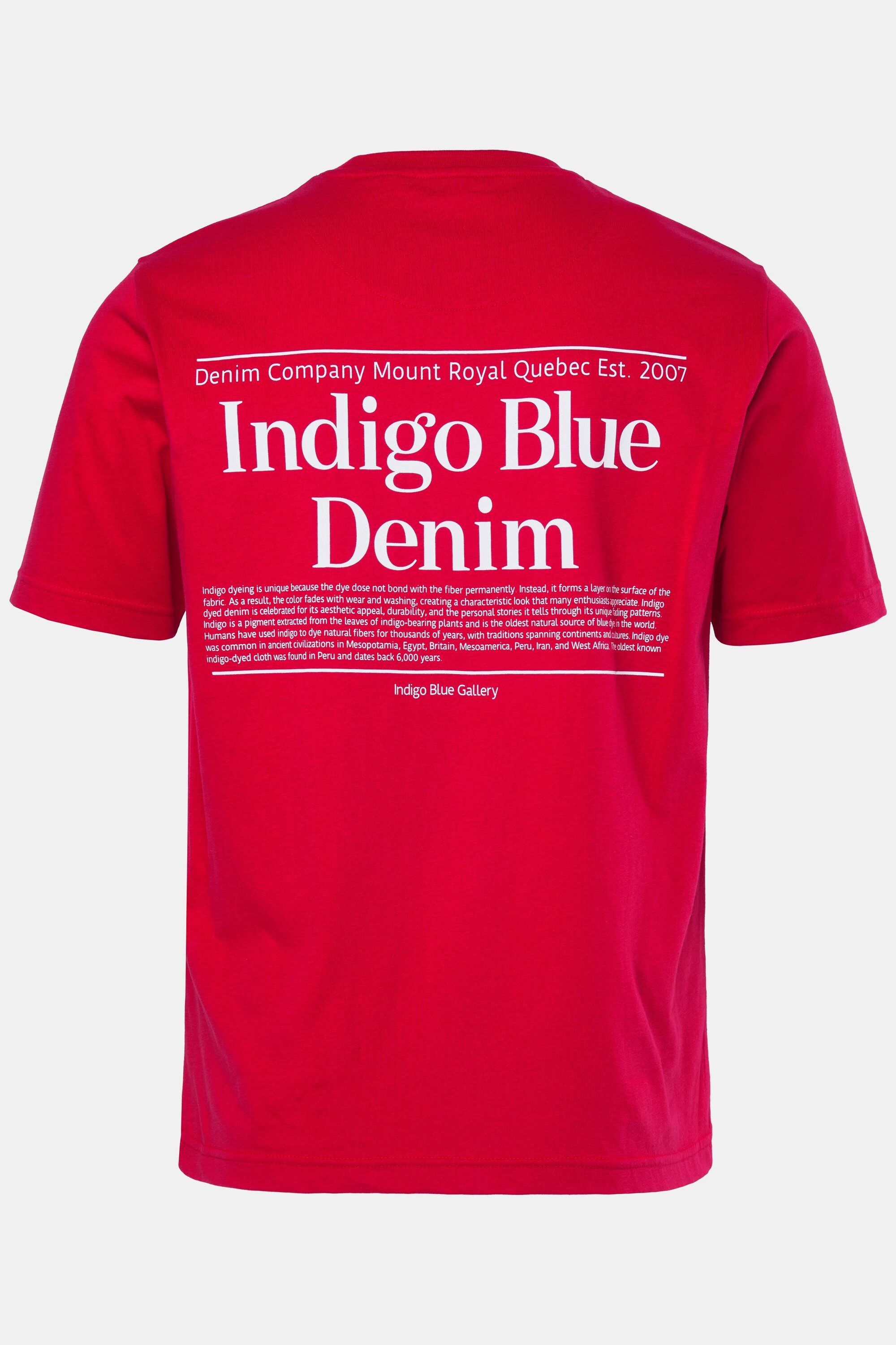 Men Plus T-Shirt T-Shirt Halbarm Rückenprint