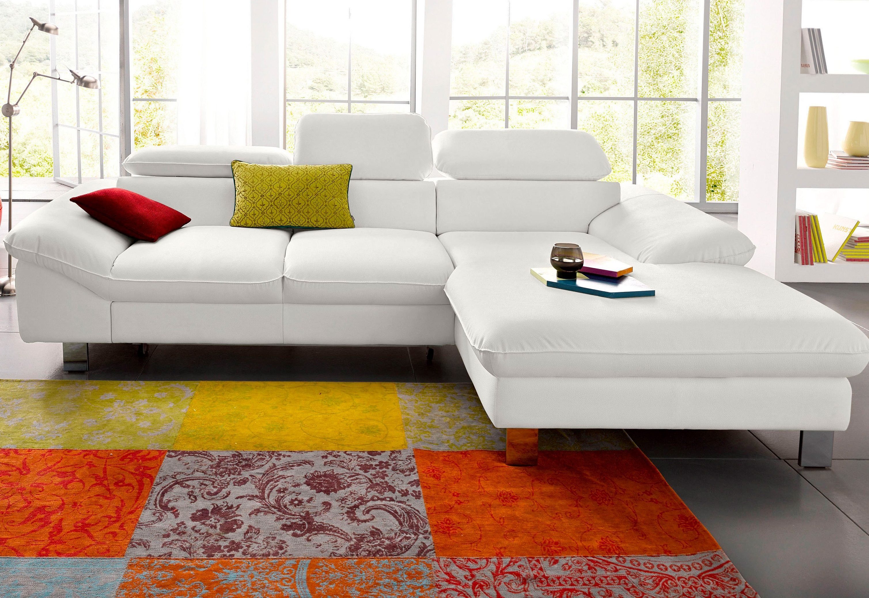 COTTA Ecksofa "Driver L-Form" mit Kopfteilverstellung, wahlweise mit Bettfu günstig online kaufen