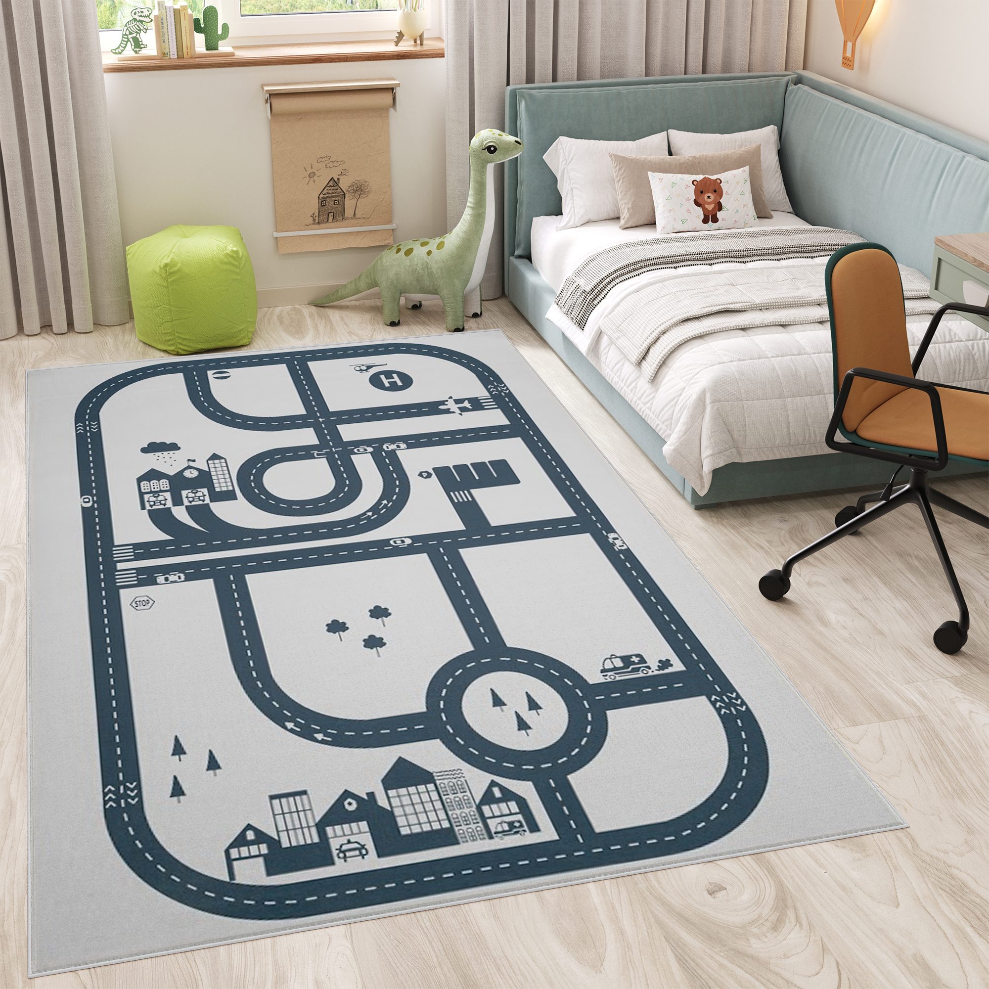 Tapiso Kinderteppich SNOOKI, rechteckig, Höhe: 5 mm, Bunter Kinderteppich, weich, robust und leicht zu reinigen
