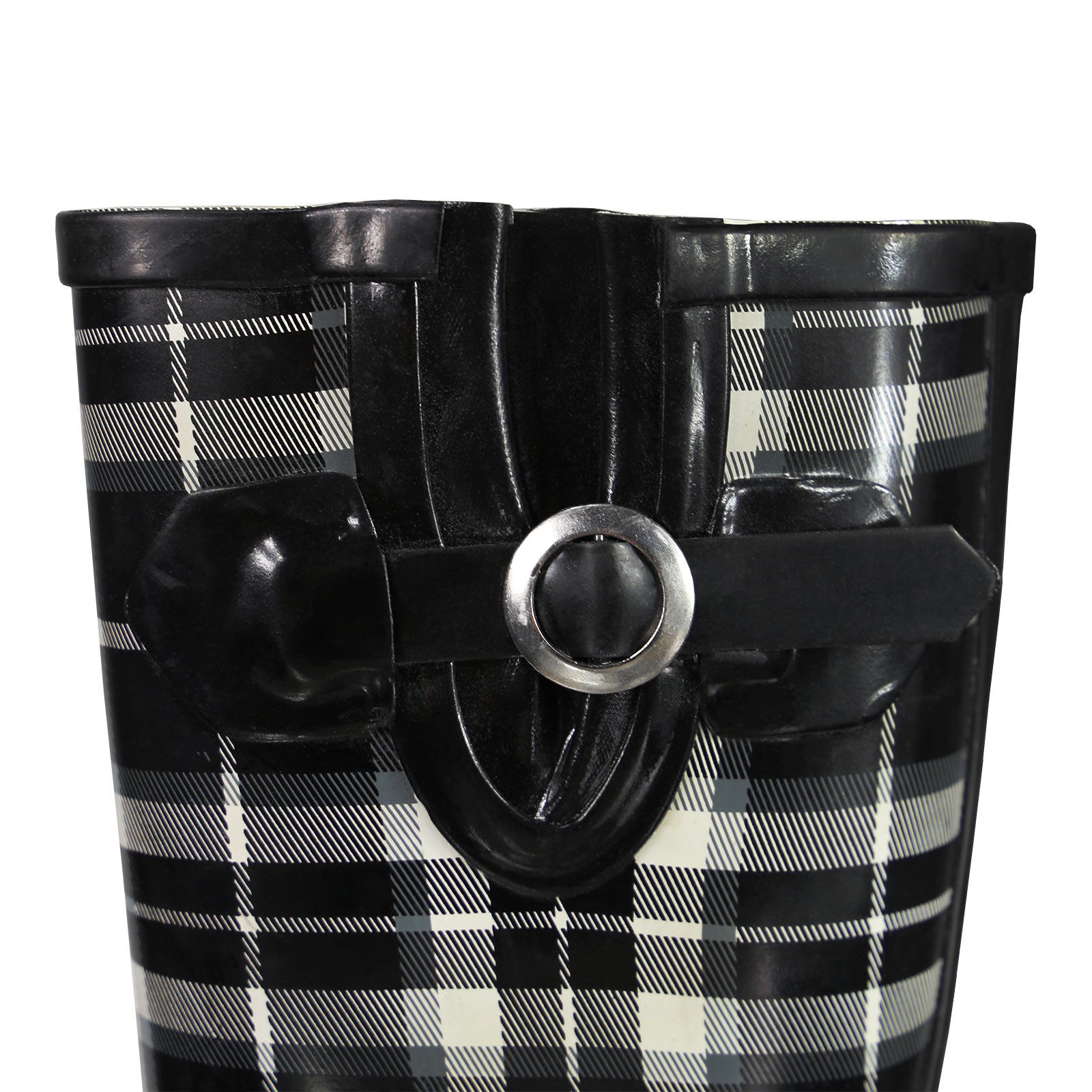 Beck Pepita Gummistiefel mit Weitenregulierung günstig online kaufen