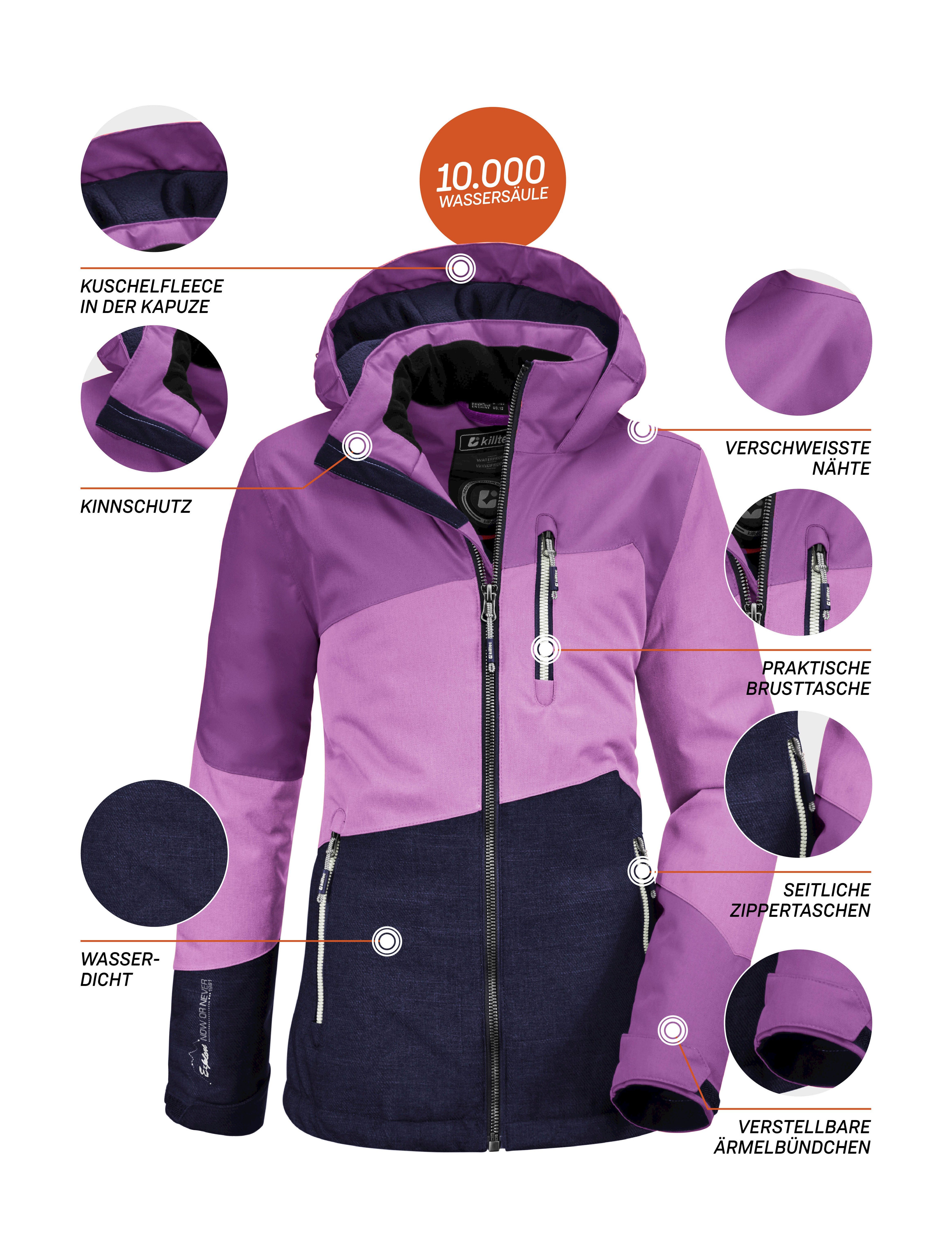 Killtec Outdoorjacke Lynge GRLS lila JCKT B