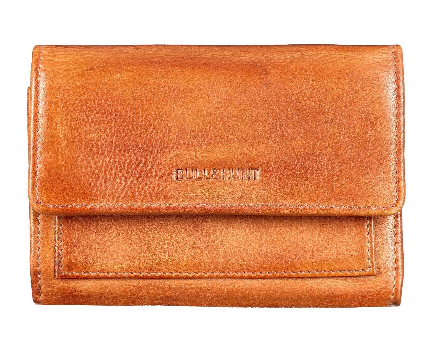 Geldbörse light Bull & Hunt midi wallet tan flap