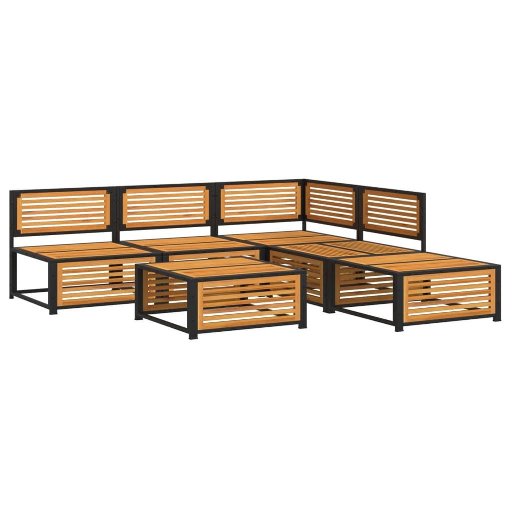 vidaXL Gartenlounge-Set 6-tlg. Garten-Sofagarnitur mit Kissen günstig online kaufen