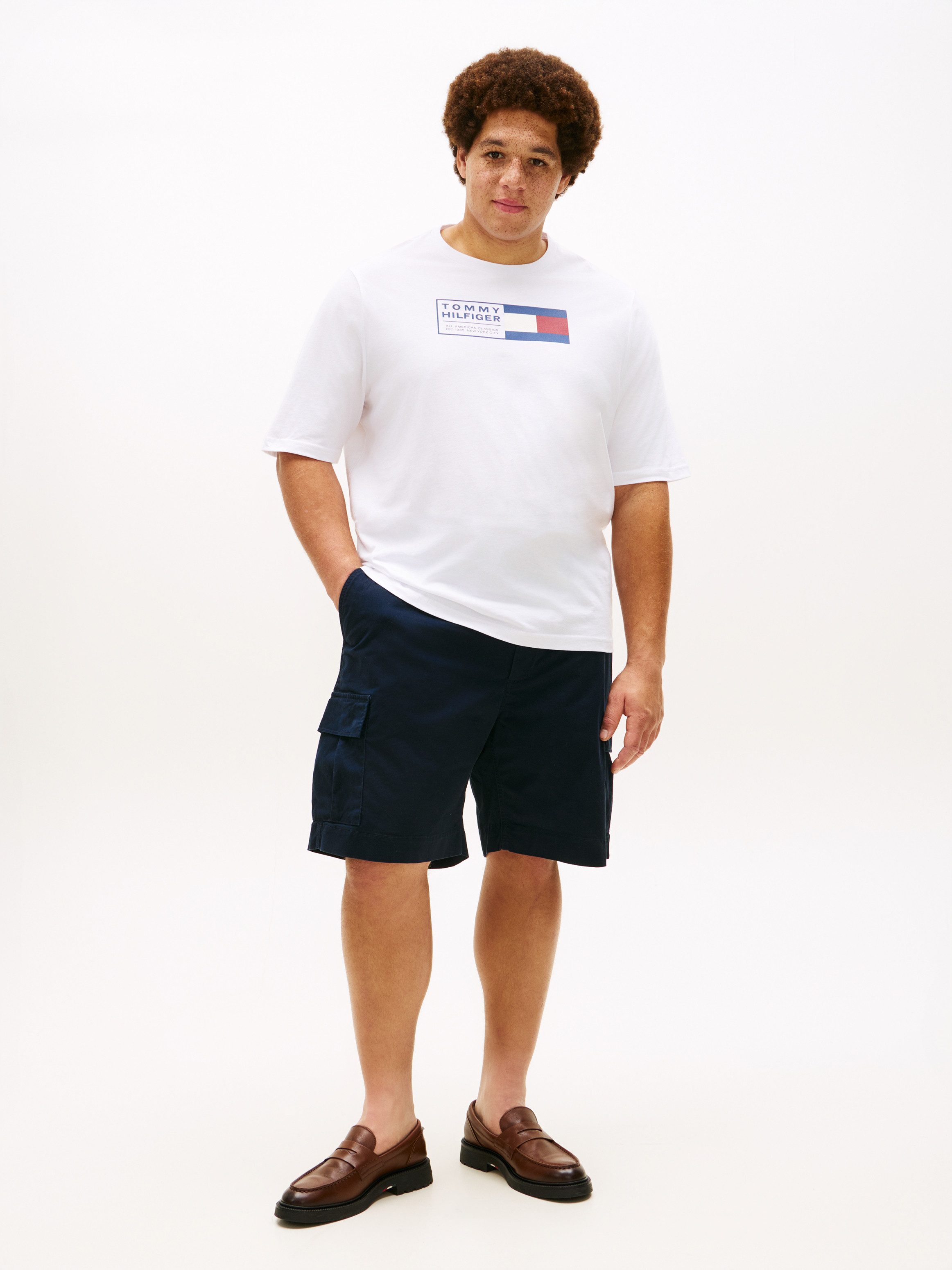 Tommy Hilfiger Big & Tall T-Shirt BRAND LOVE TEXT Regular fit für große Größen