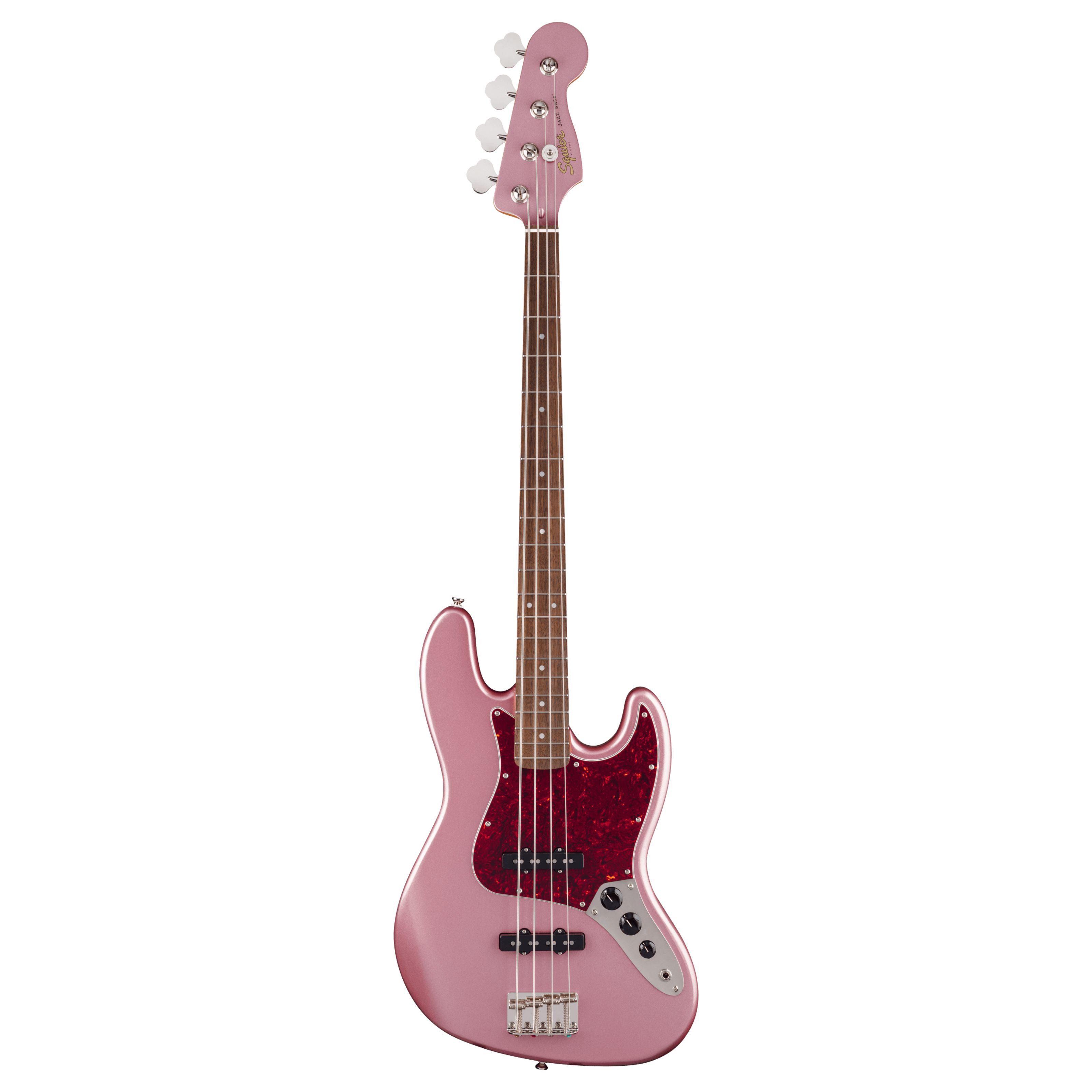 Squier E-Bass, Электрические басы, 4-Saiter Электрические басы, Limited Edition Classic Vibe 60s Jazz Bass LRL Burgundy Mist -
