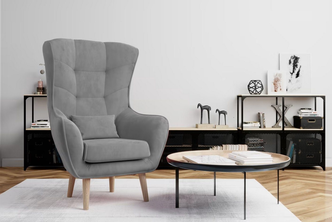 Sessel, Wohnzimmer Sofa Hotel Luxus Couch Einsitzer JVmoebel Design Sessel Sofort