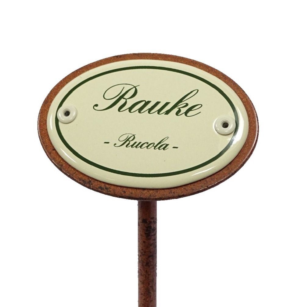 Linoows Gartenstecker Kräuterschild Rauke Rucola, Garten günstig online kaufen