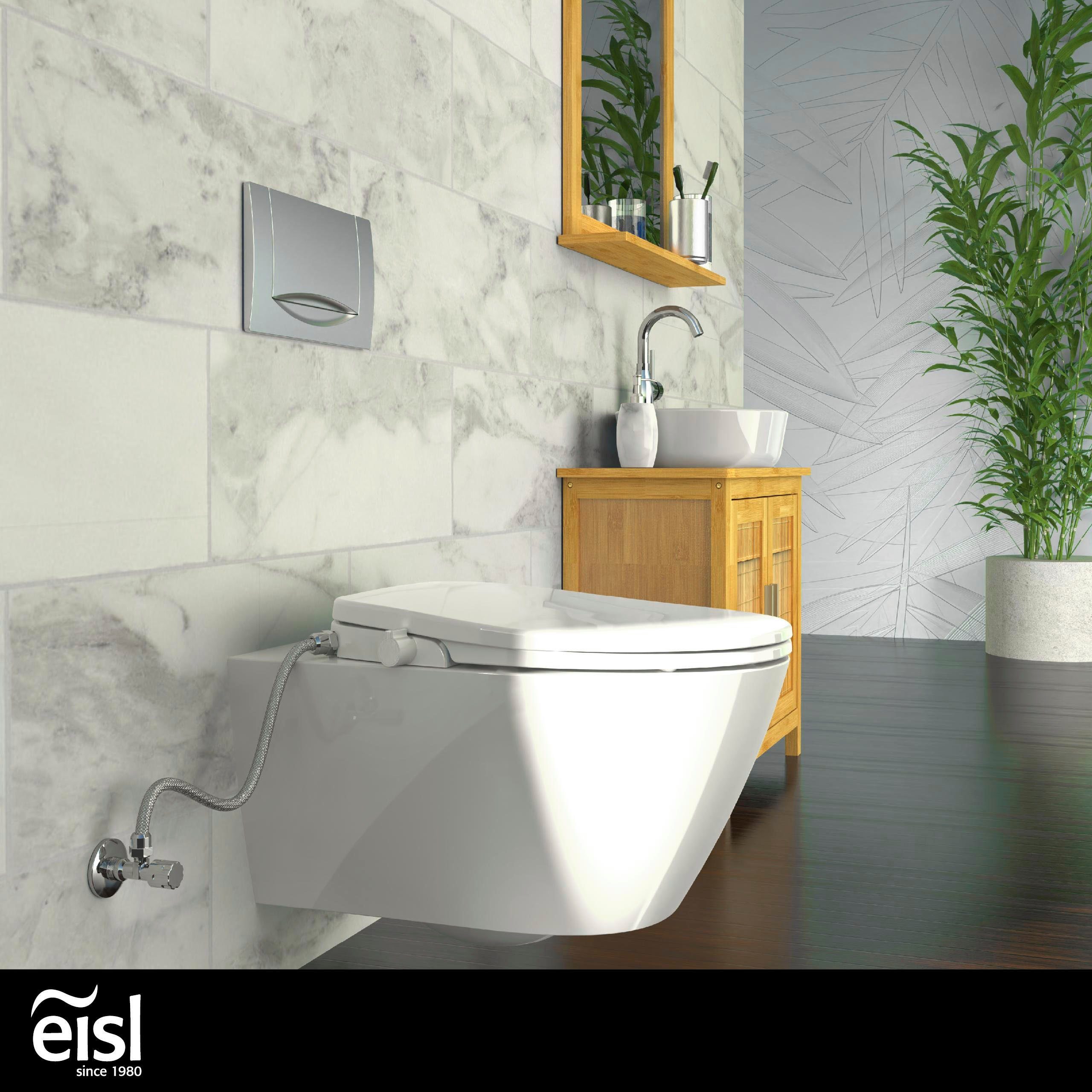 Eisl Dusch-WC-Sitz Bidet Einsatz, Absenkautomatik, Schnellverschluss günstig online kaufen