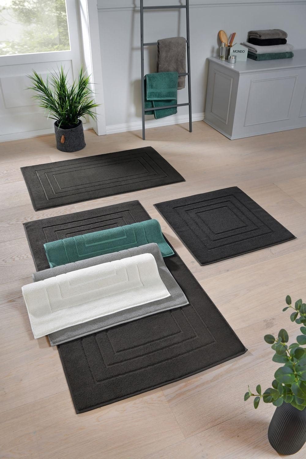 MONDO Badematte, Anthrazit, 60 x 60 günstig online kaufen