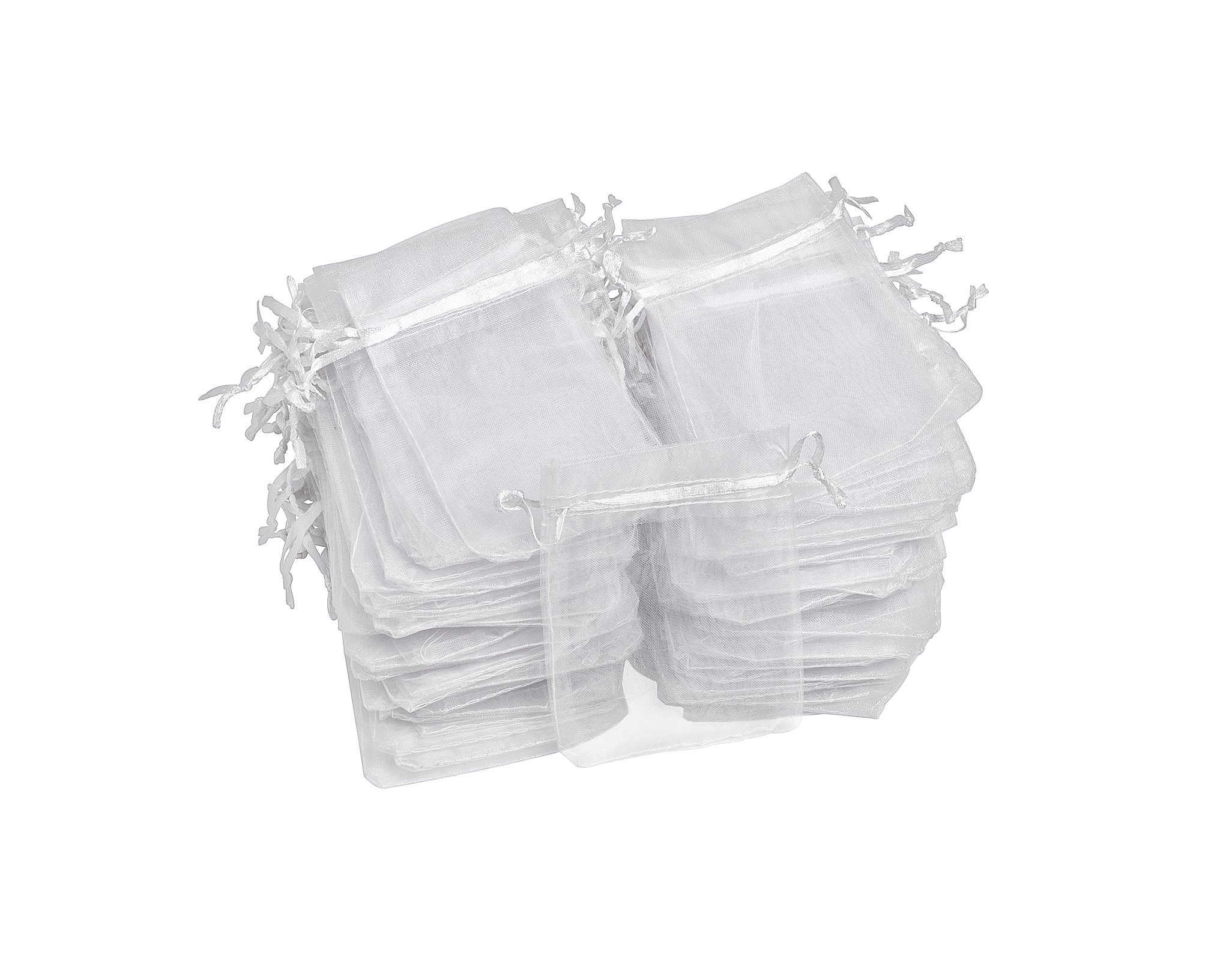 VBS XXL Календари zum Selbstbasteln Organzasäckchen universell, 12 cm x 7,5 cm, 100 Stück